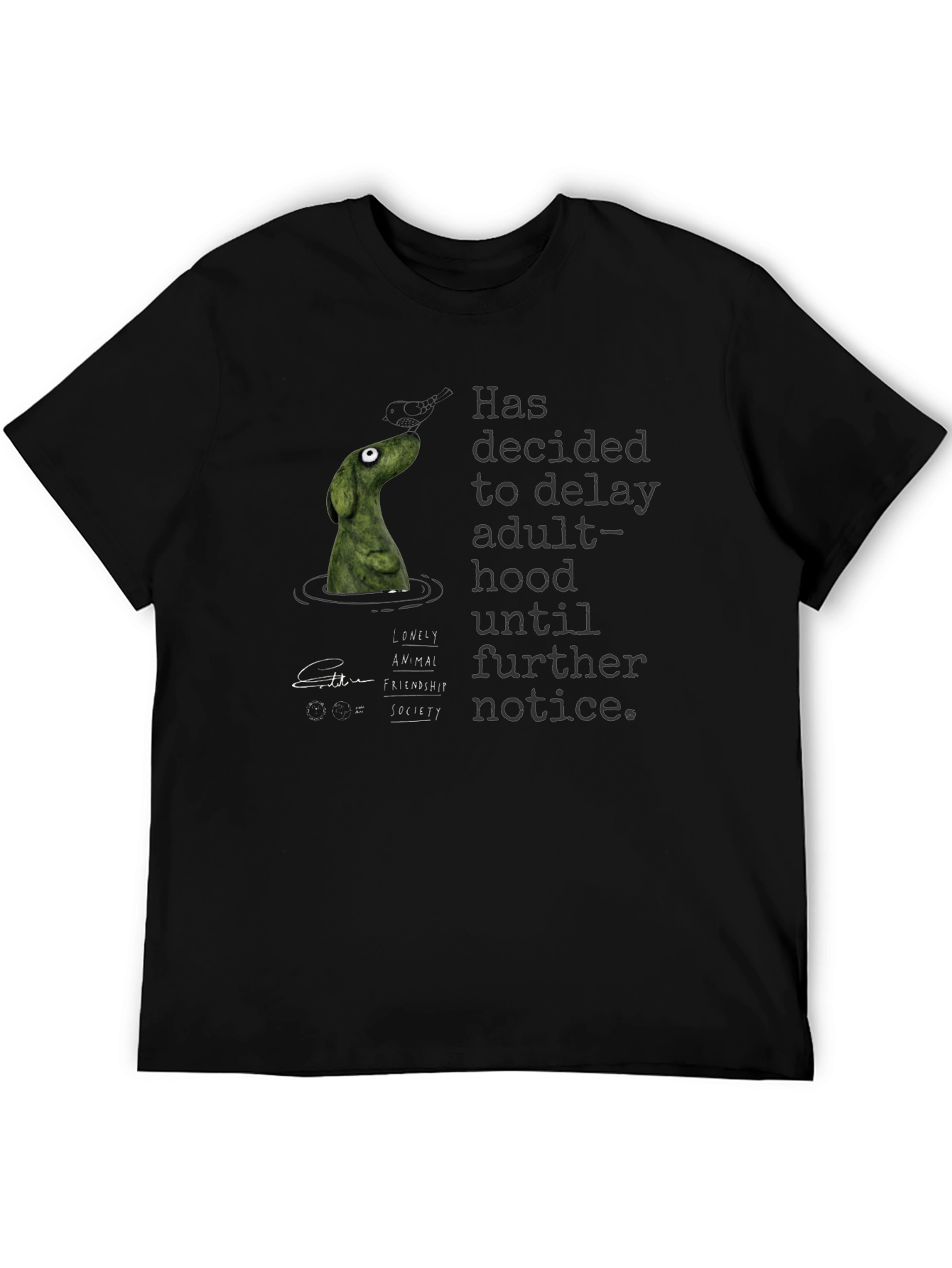 Dog Delaying Adulthood Graphic Tee