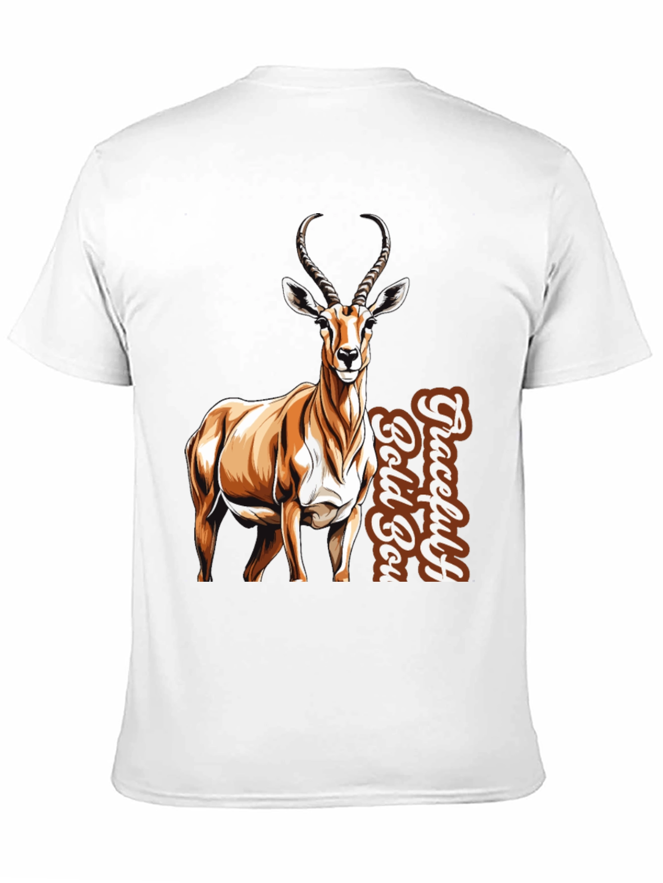 Graceful Bold Boy Springbok Graphic Tee
