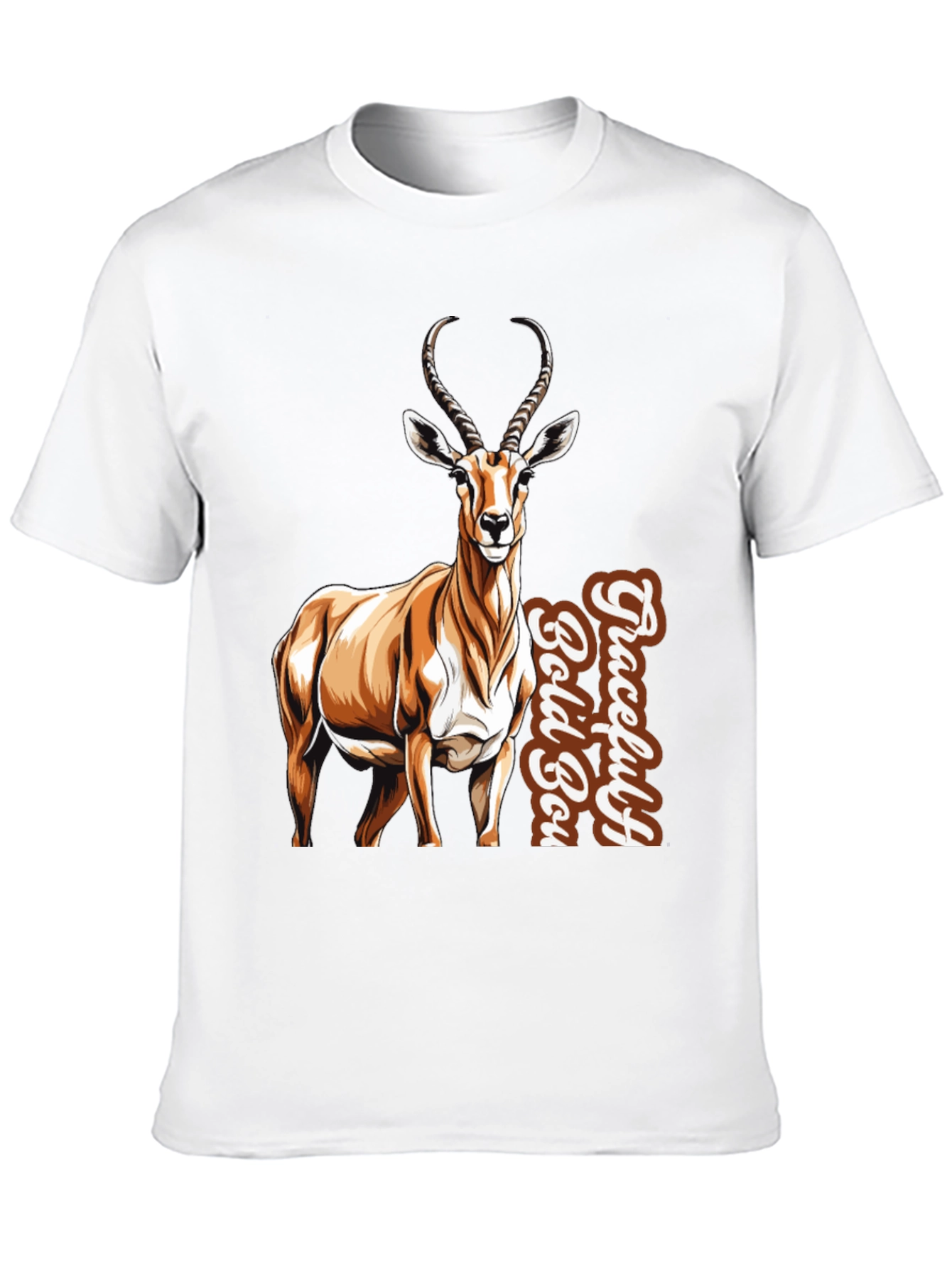 Graceful Bold Boy Springbok Graphic Tee