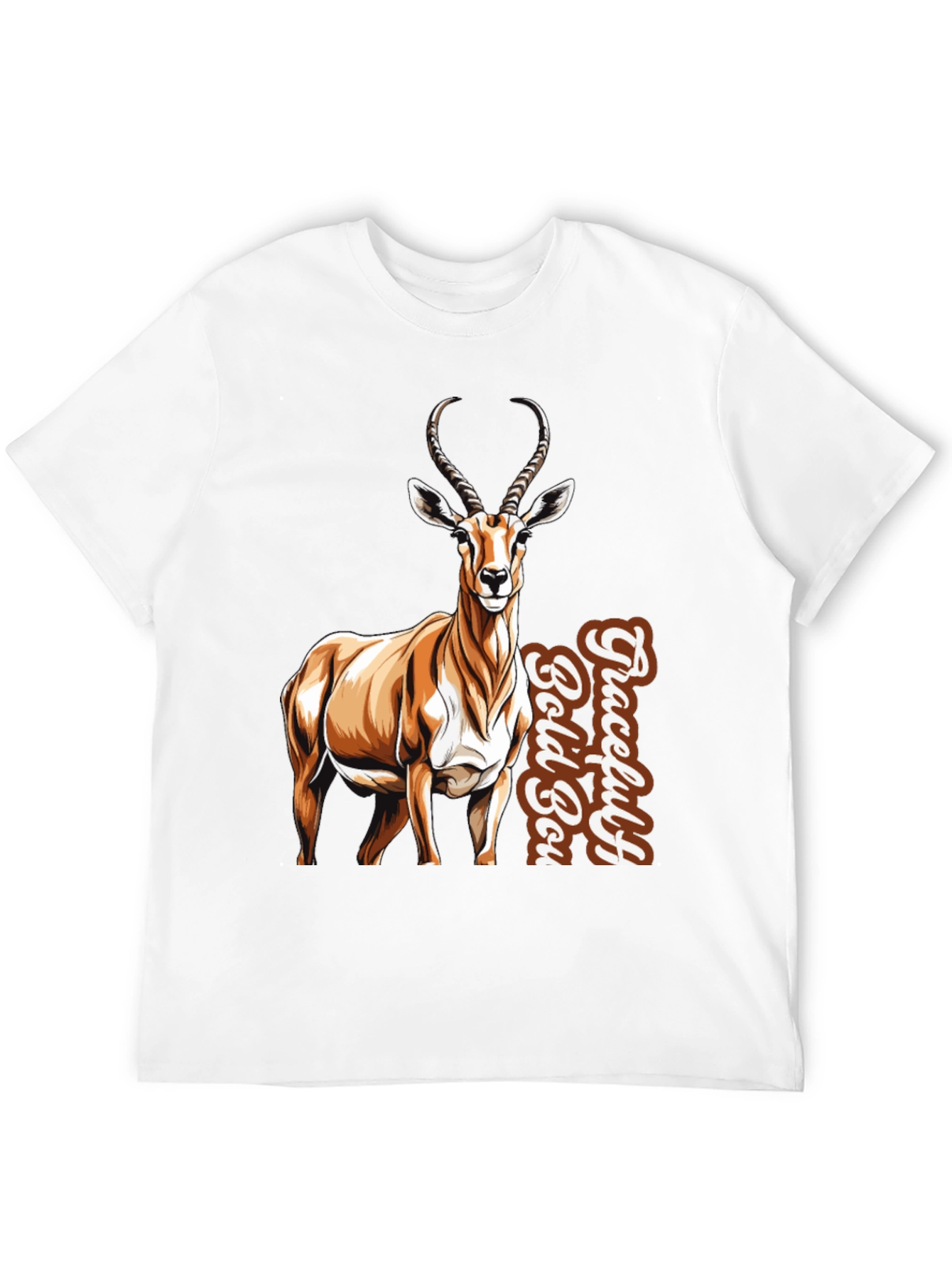 Graceful Bold Boy Springbok Graphic Tee
