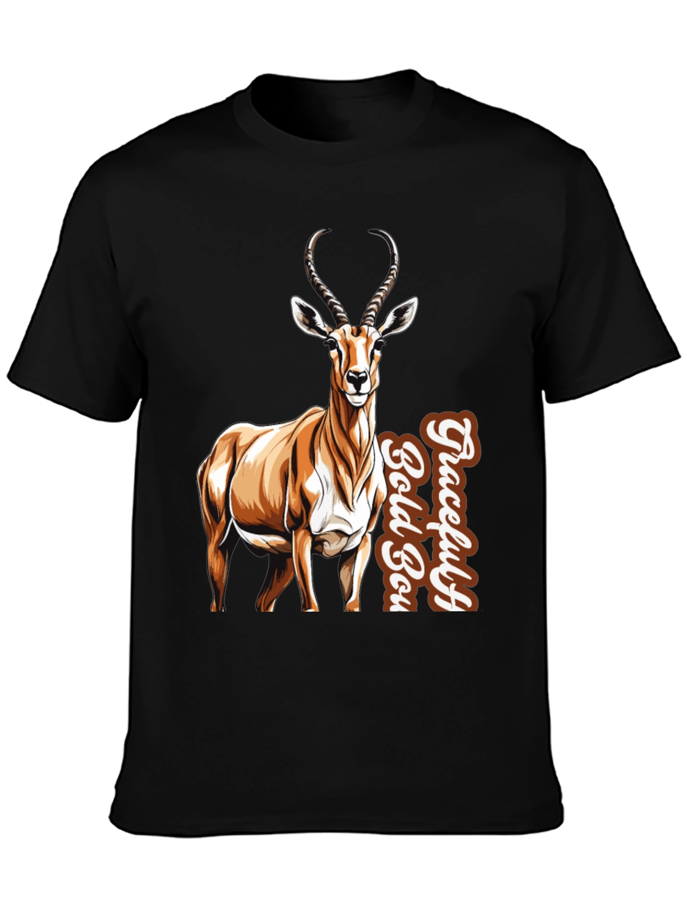 Graceful Bold Boy Springbok Graphic Tee