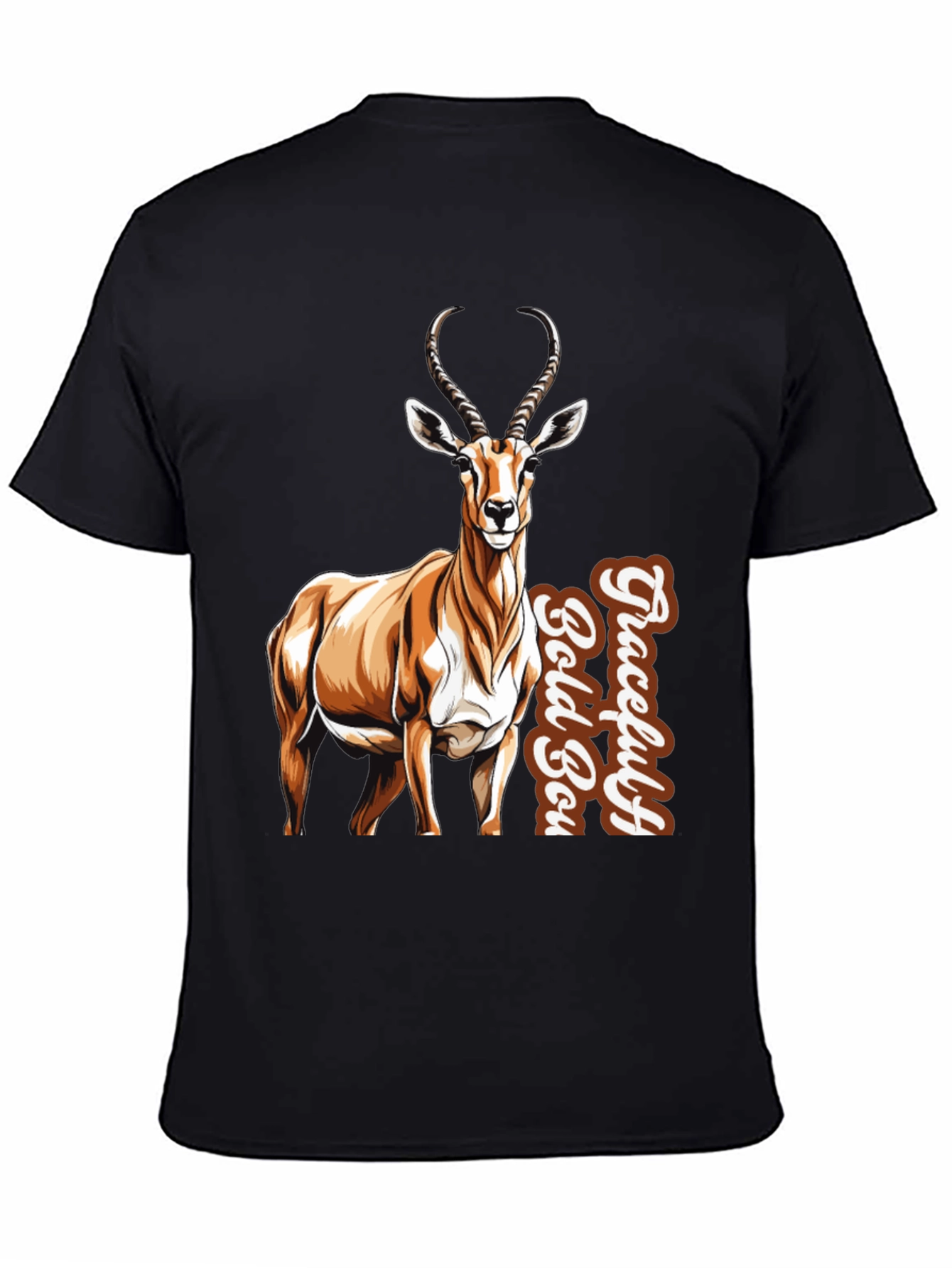 Graceful Bold Boy Springbok Graphic Tee