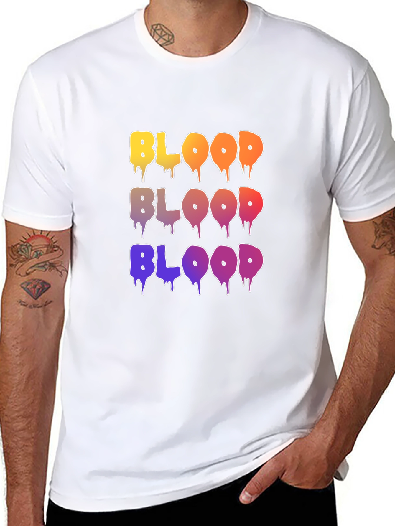 Gradient Blood T-Shirt