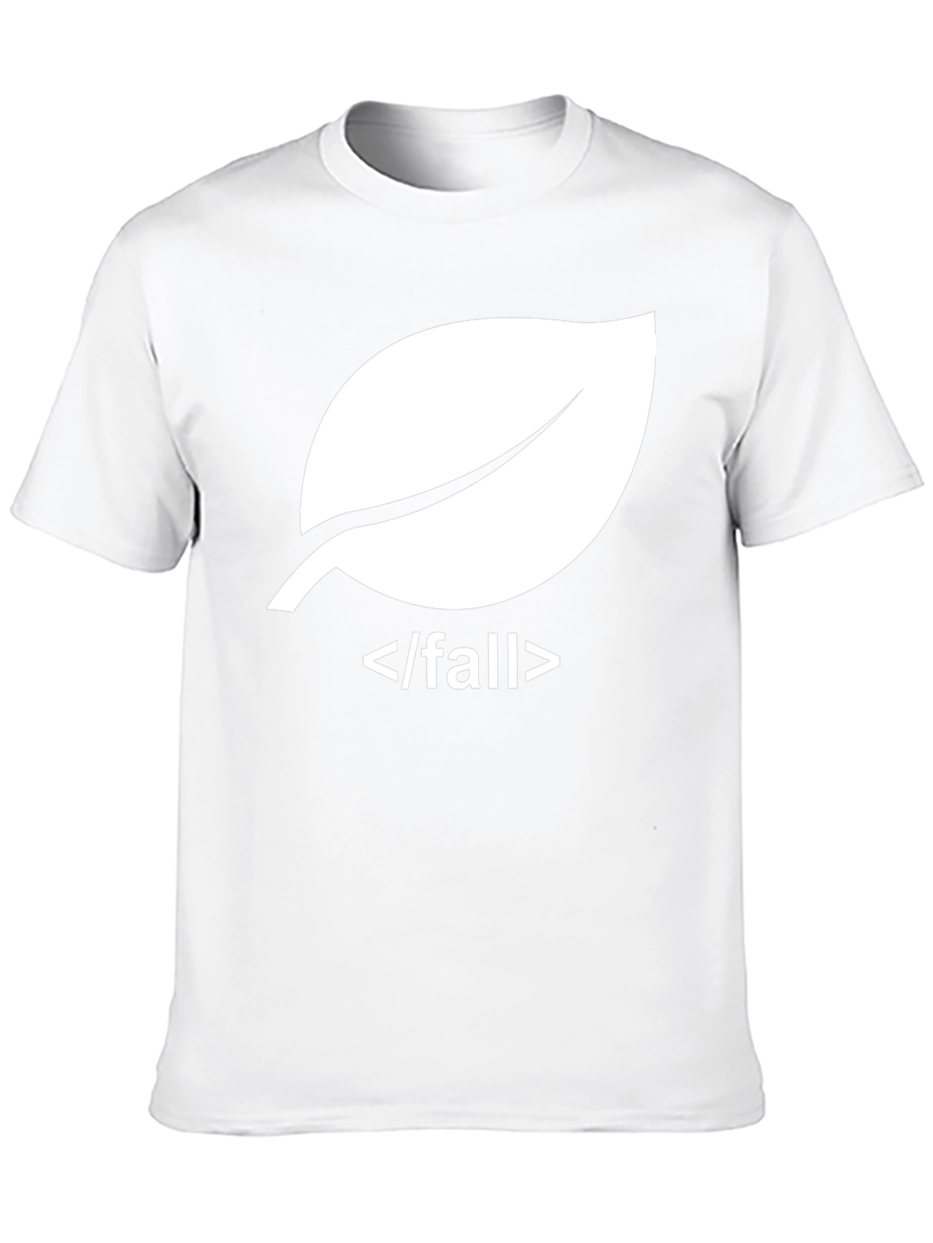 Fall Leaf Programmer T-Shirt - Stylish Coder Apparel