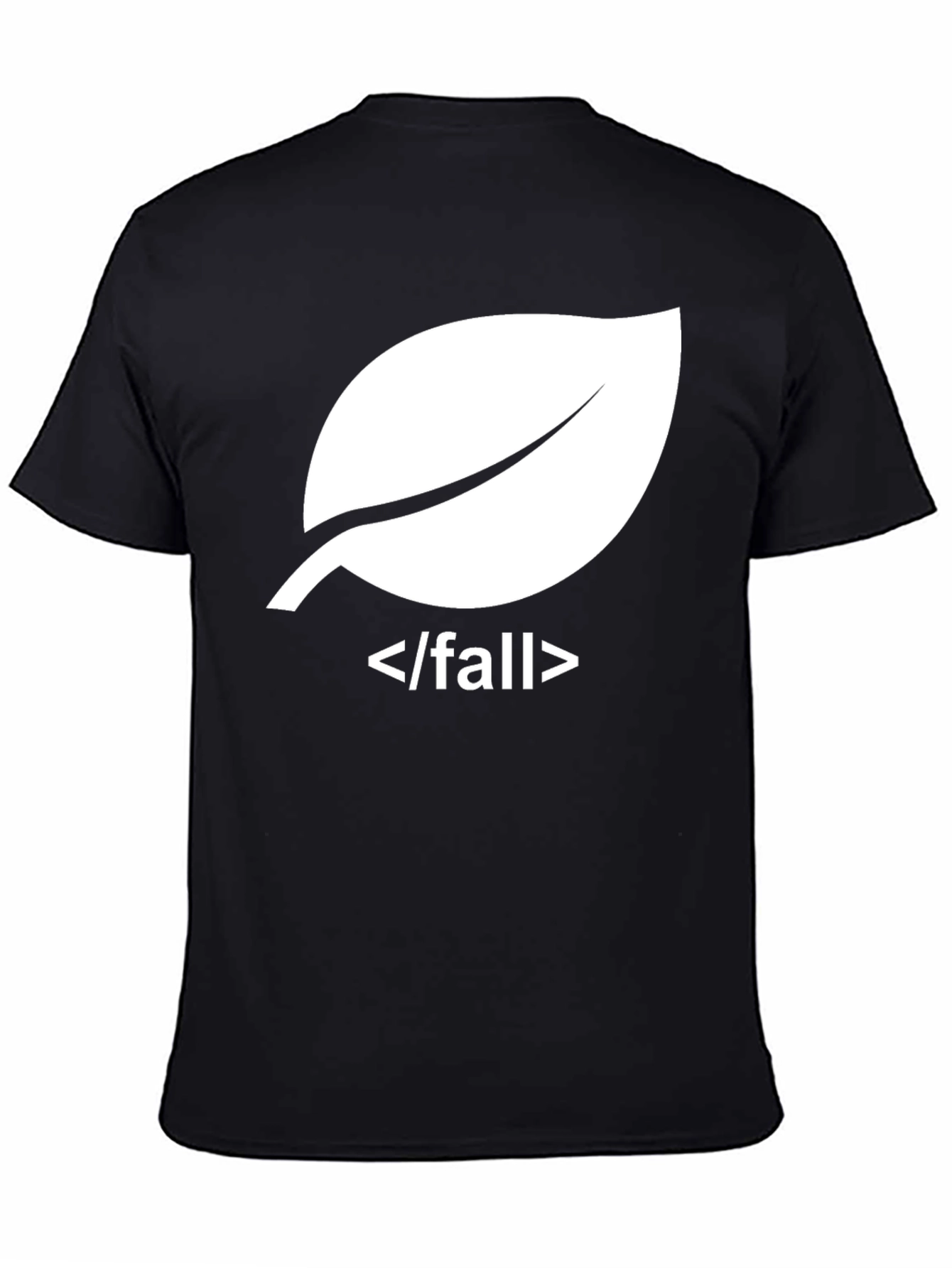 Fall Leaf Programmer T-Shirt - Stylish Coder Apparel