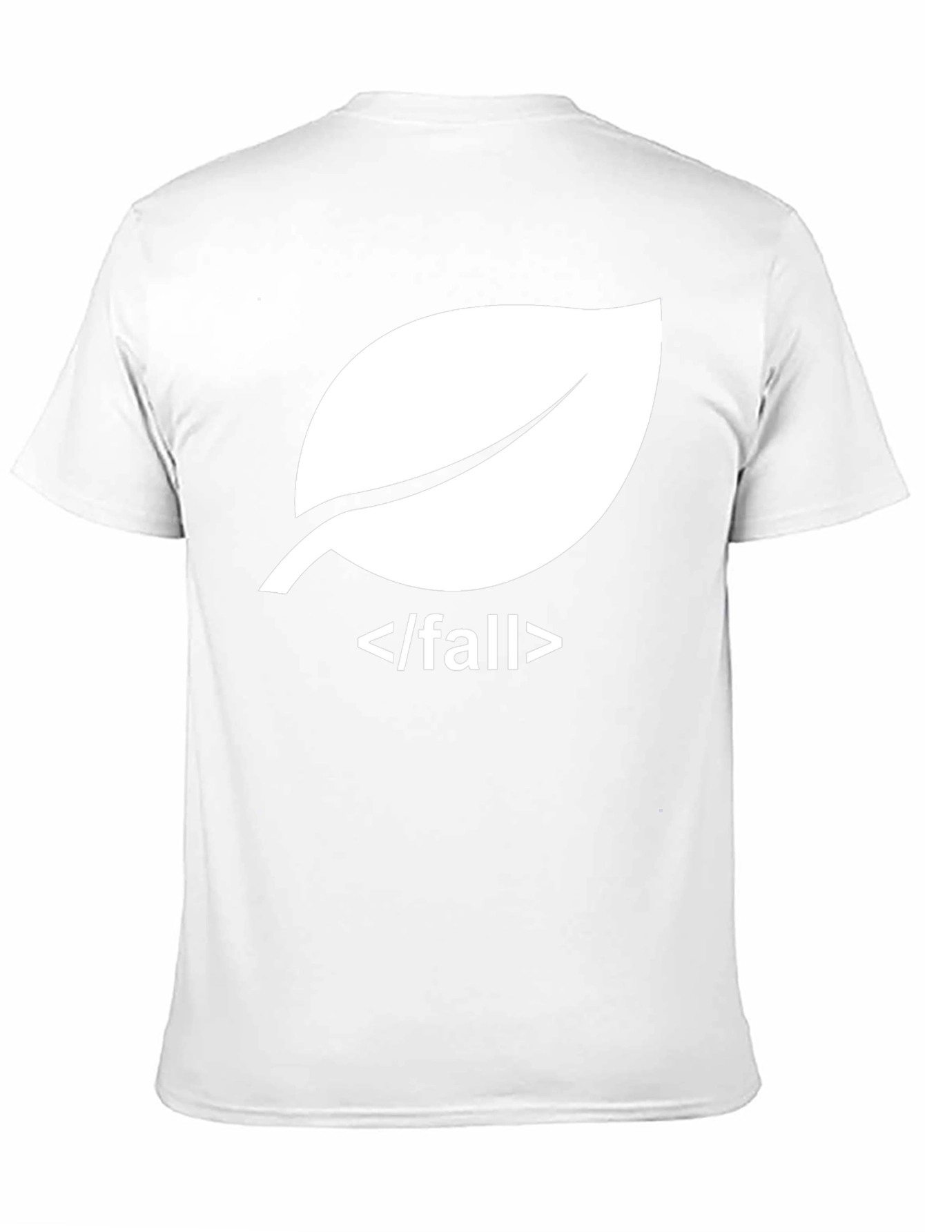 Fall Leaf Programmer T-Shirt - Stylish Coder Apparel