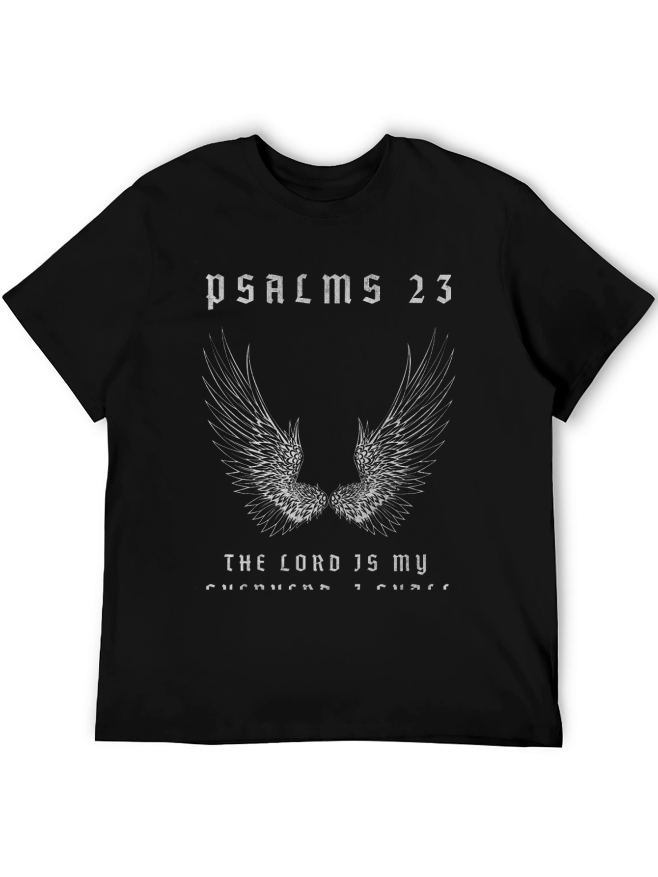 Psalms 23 Graphic T-Shirt - Christian Apparel