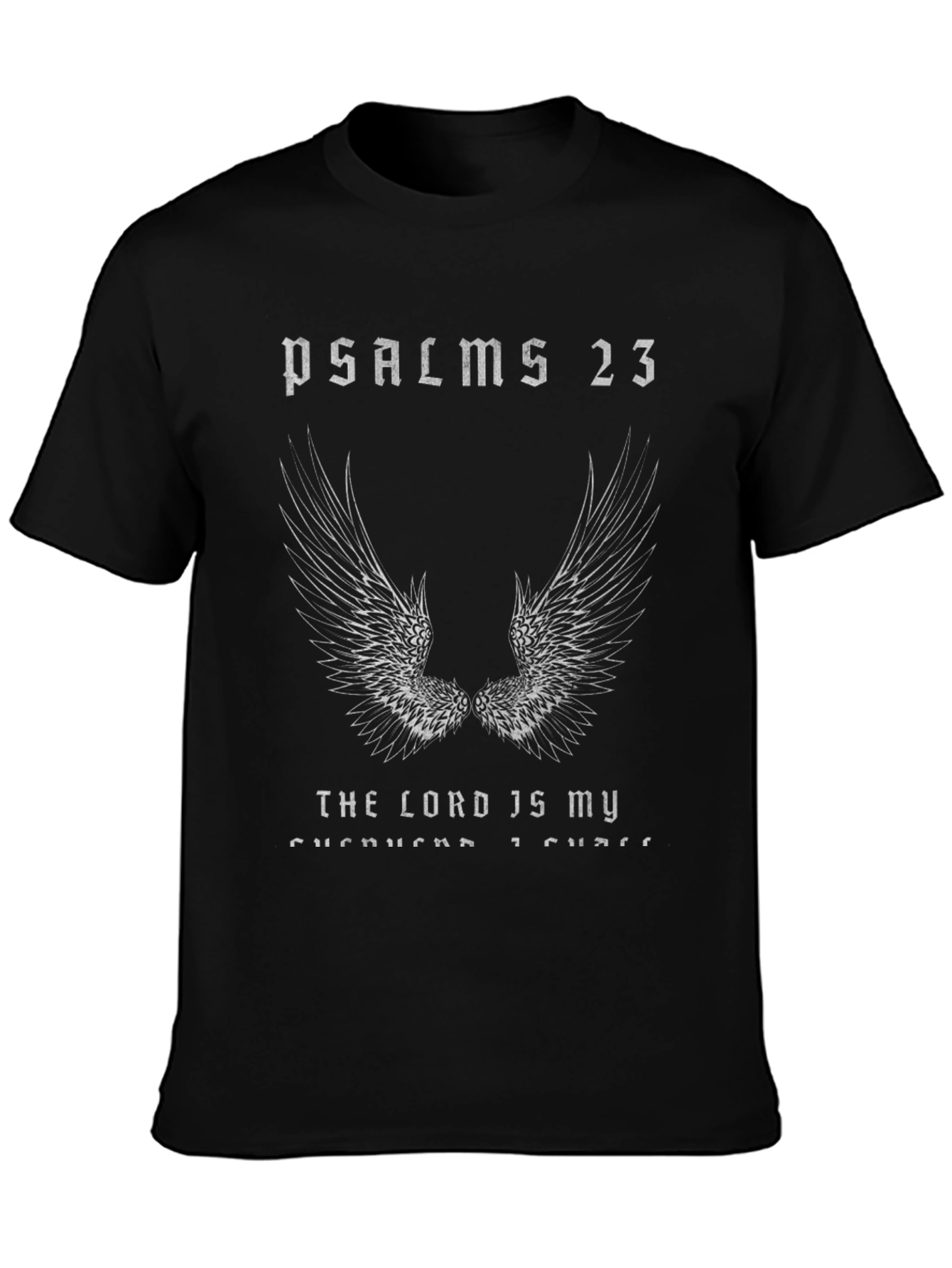 Psalms 23 Graphic T-Shirt - Christian Apparel