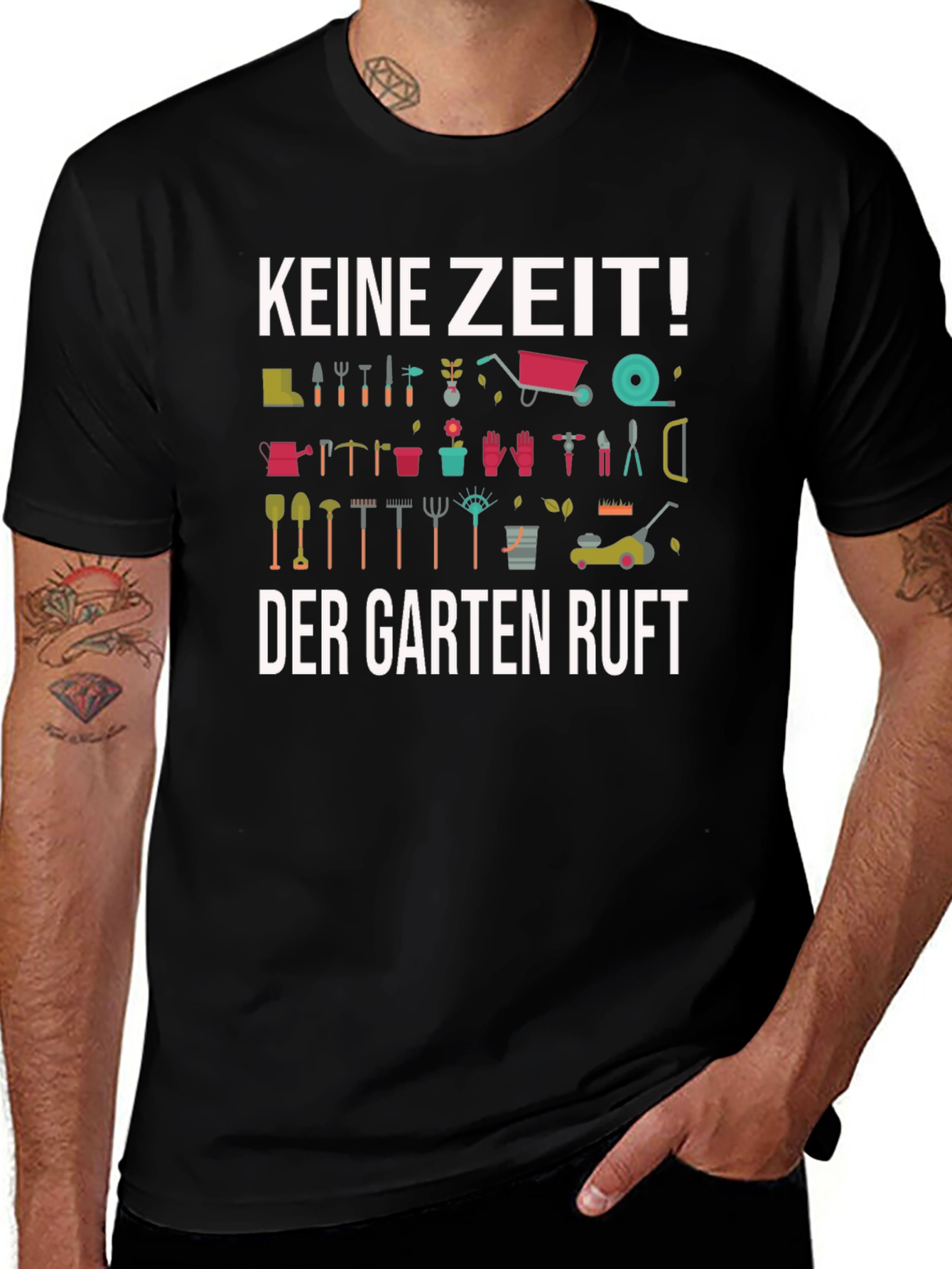 Gardening T-Shirt - Keine Zeit! Der Garten Ruft