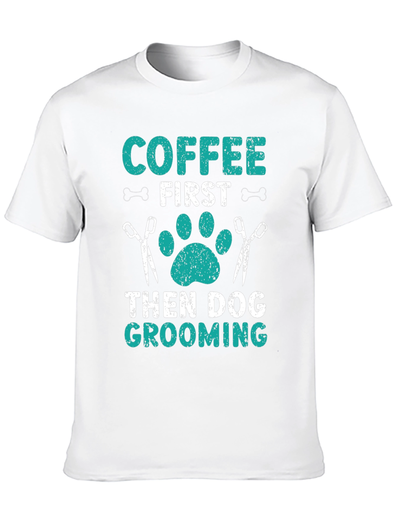 Coffee First Dog Grooming T-Shirt