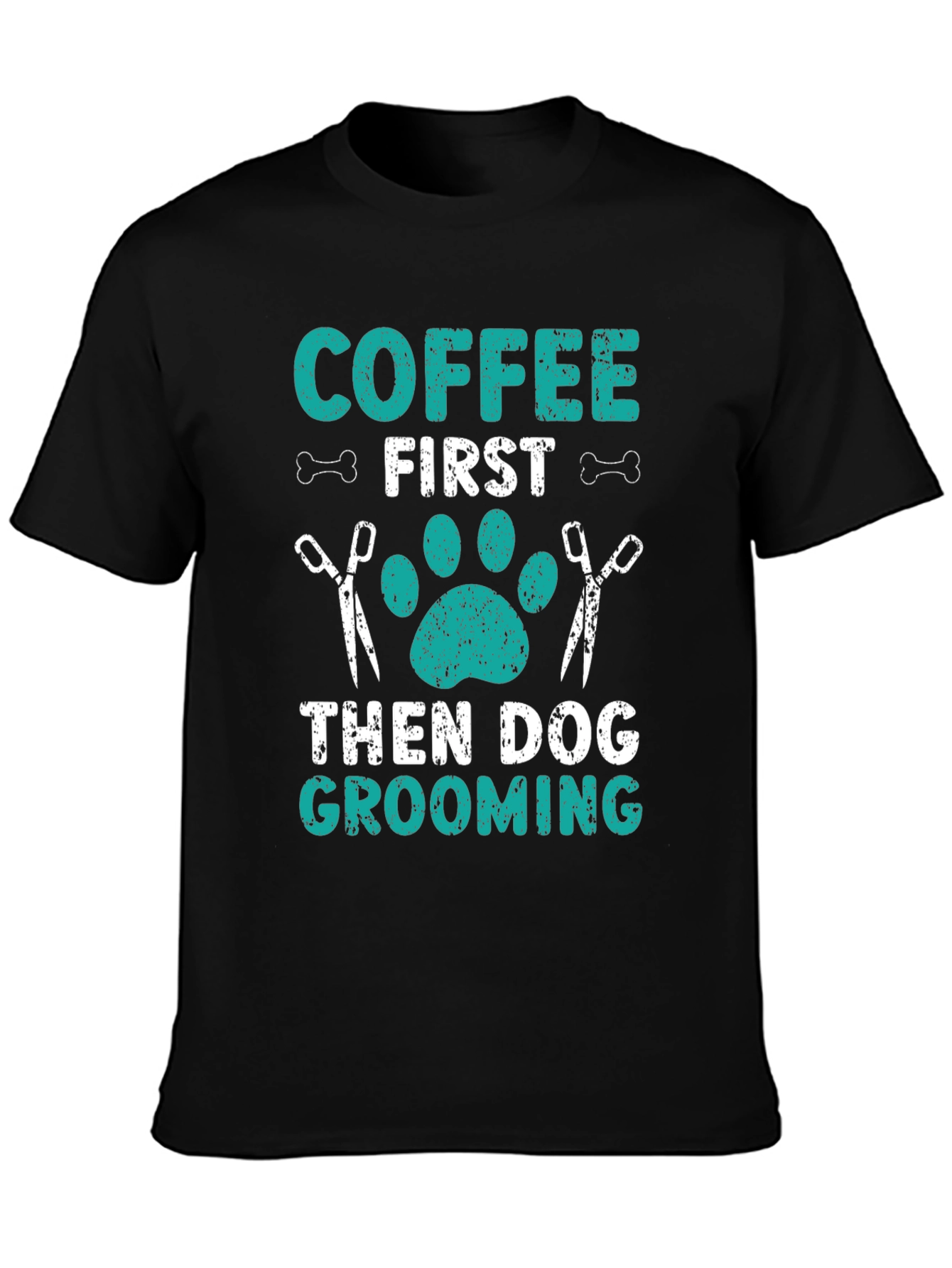 Coffee First Dog Grooming T-Shirt