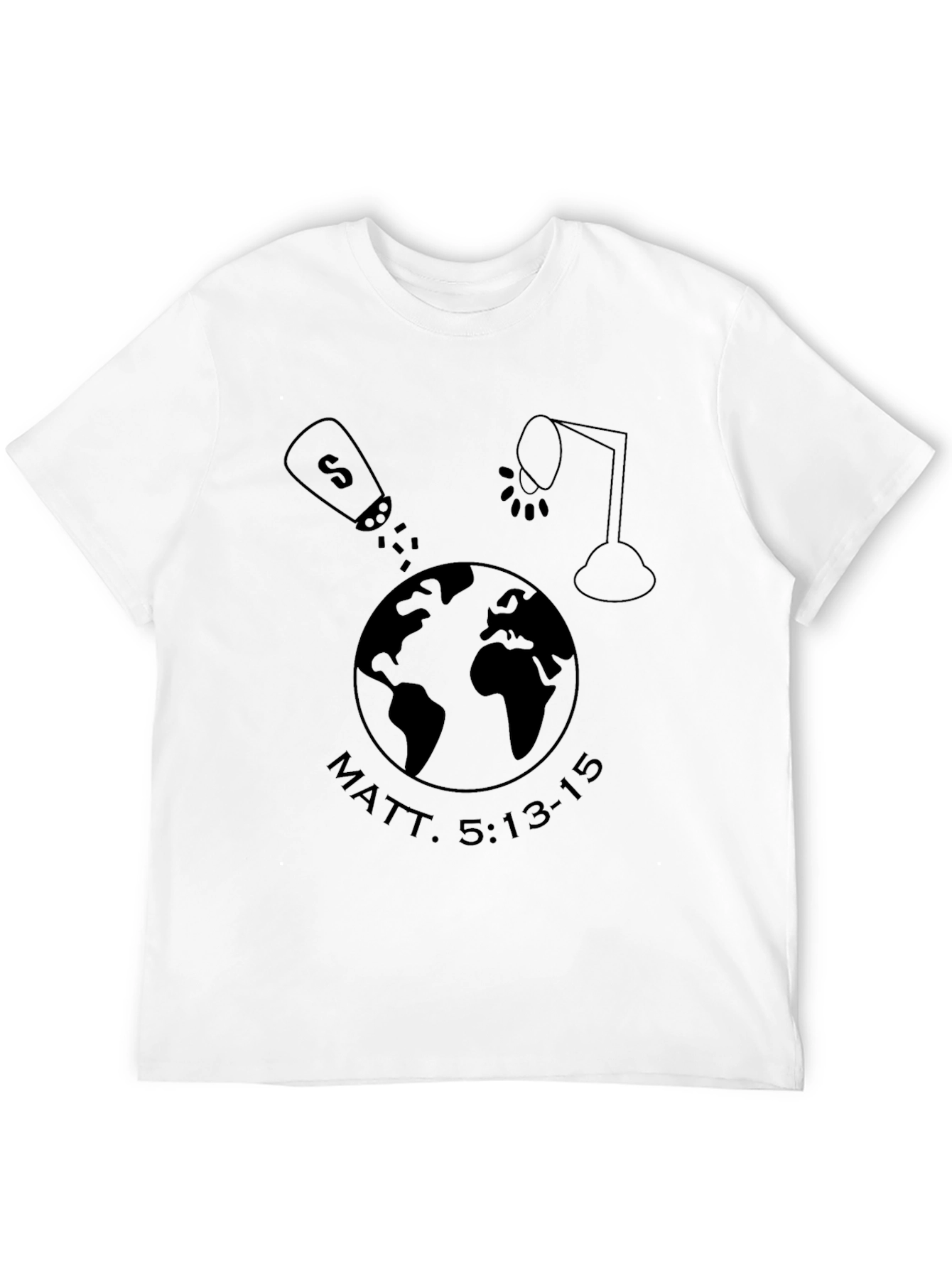 Matt. 5:13-15 T-Shirt - Salt and Light Design