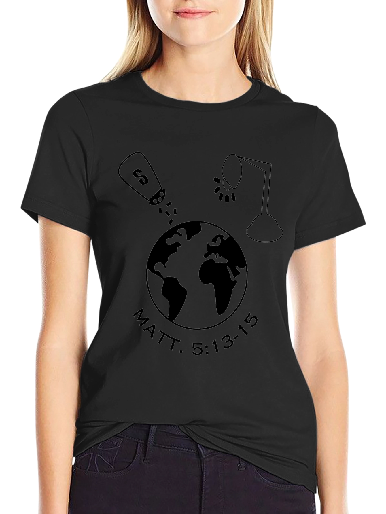 Matt. 5:13-15 T-Shirt - Salt and Light Design