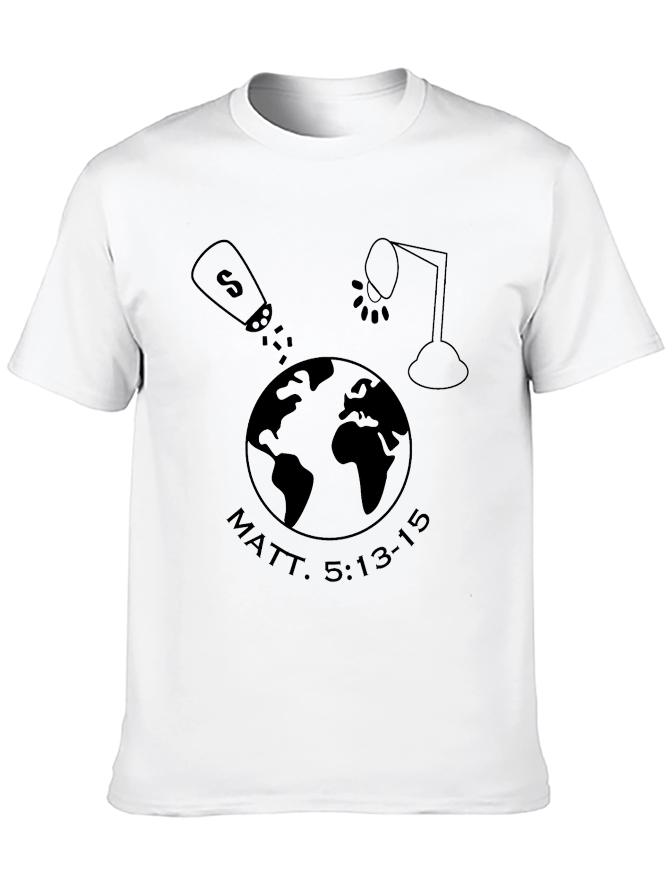 Matt. 5:13-15 T-Shirt - Salt and Light Design