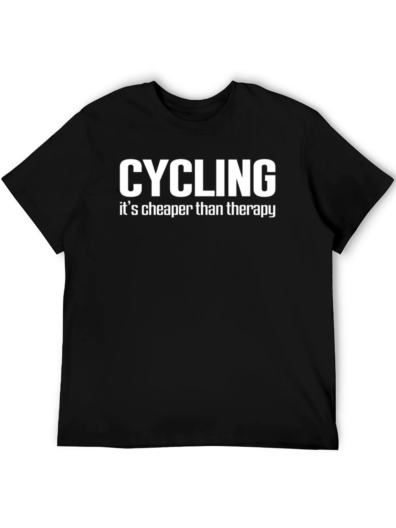 Cycling Cheaper Than Therapy Graphic Tee