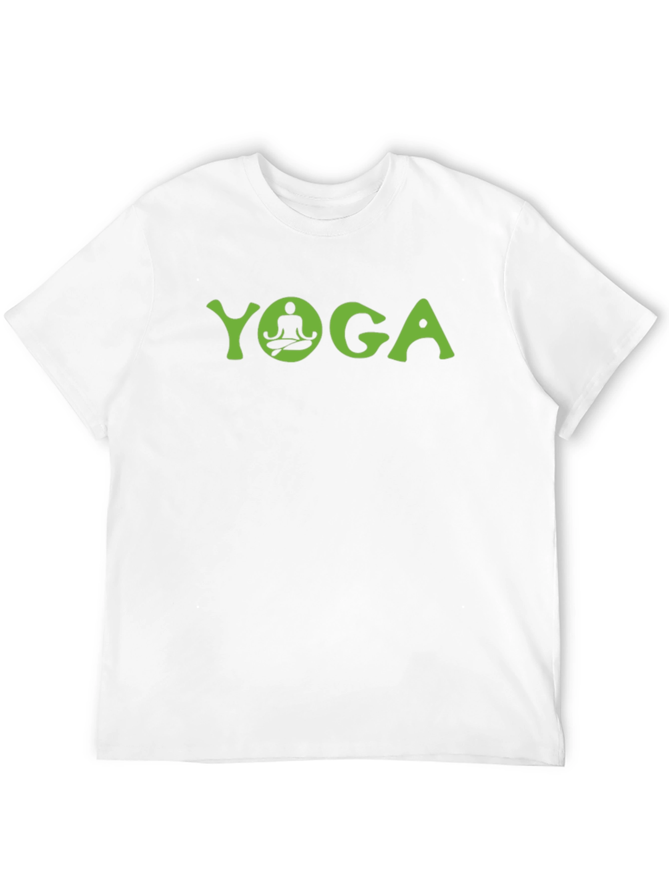 Yoga Graphic Tee - Black Cotton Comfort