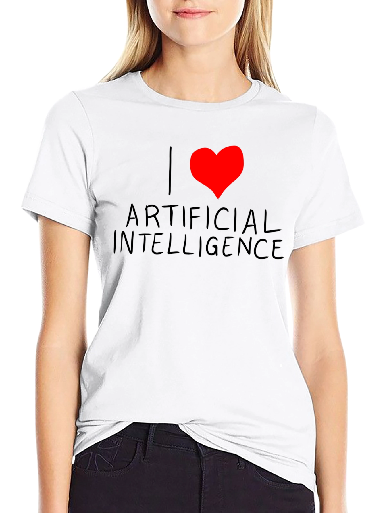 I Love AI T-Shirt - Artificial Intelligence Tee