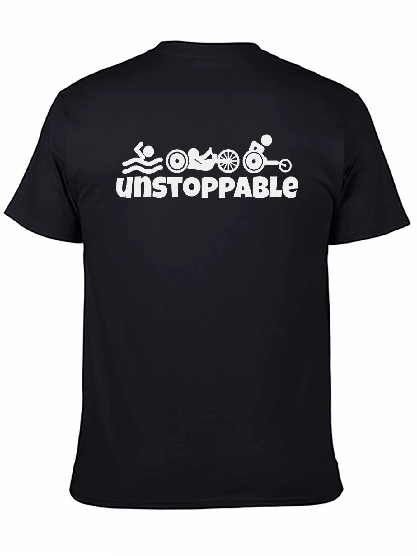 Unstoppable Triathlon T-Shirt | Swim Bike Wheelchair