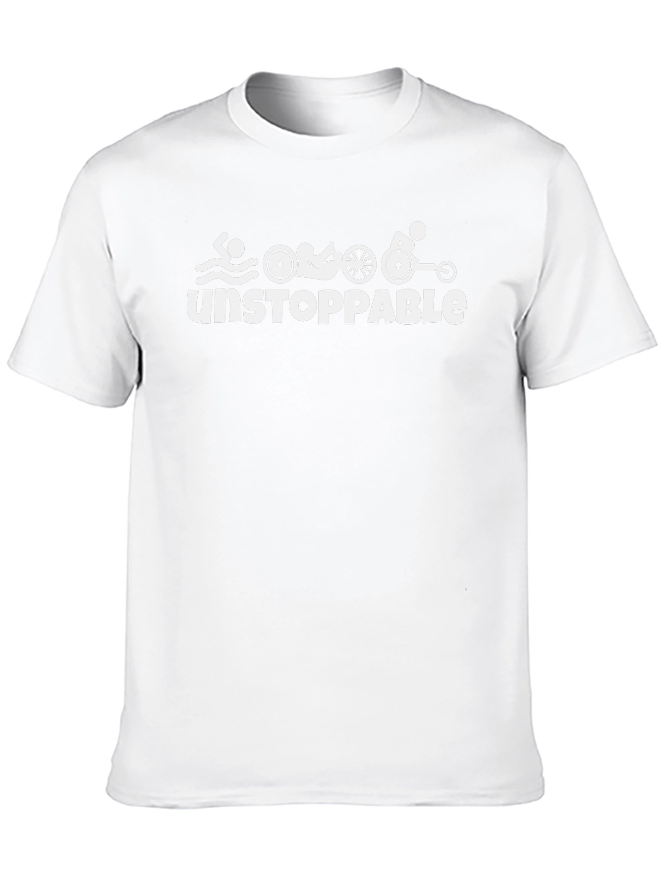 Unstoppable Triathlon T-Shirt | Swim Bike Wheelchair