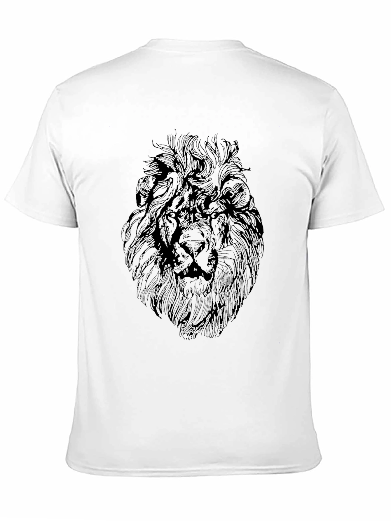 Lion Graphic Black T-Shirt