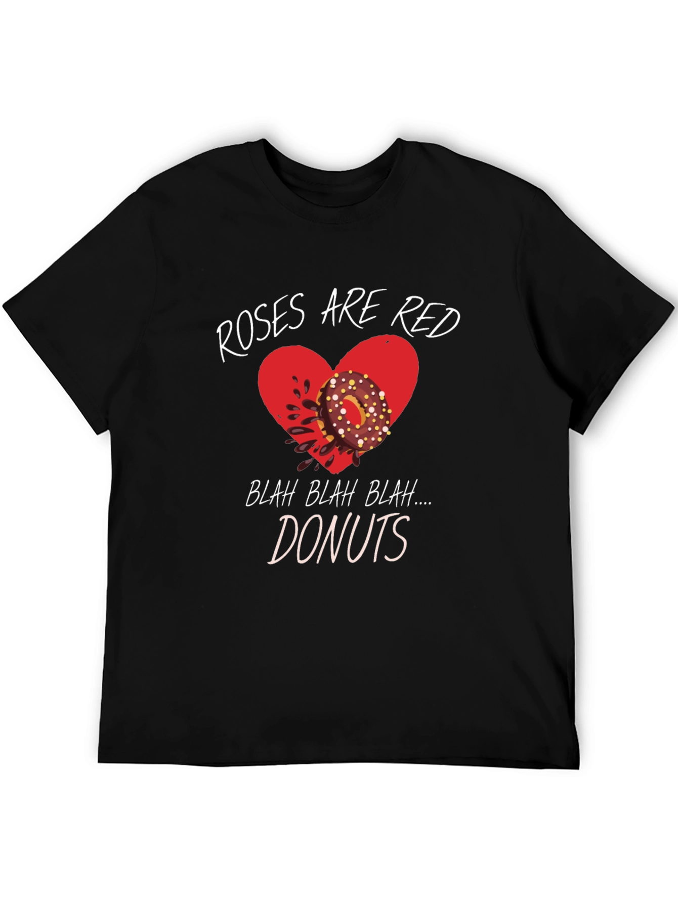 Roses Are Red Donuts T-Shirt - Funny Valentines Day