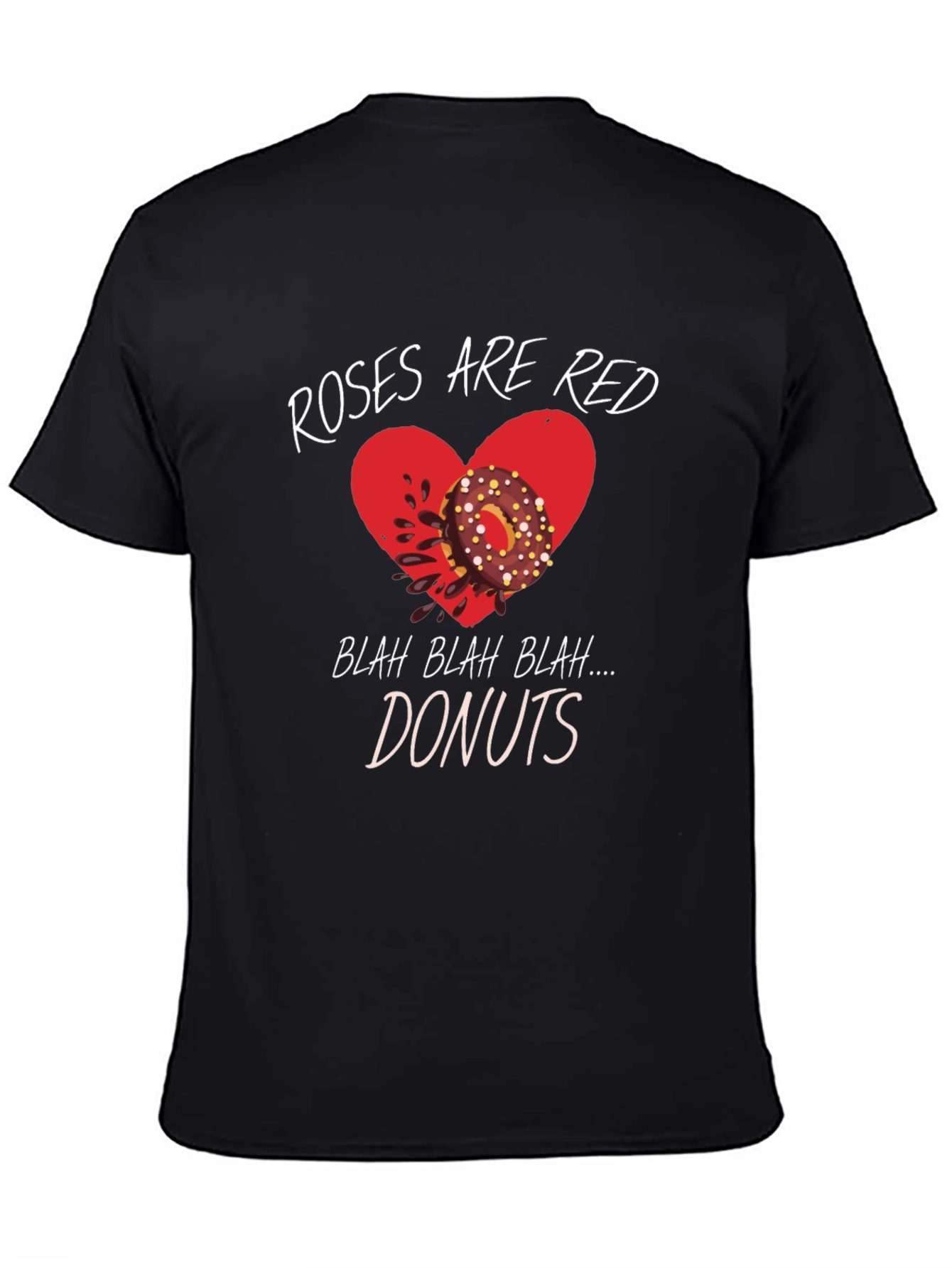 Roses Are Red Donuts T-Shirt - Funny Valentines Day