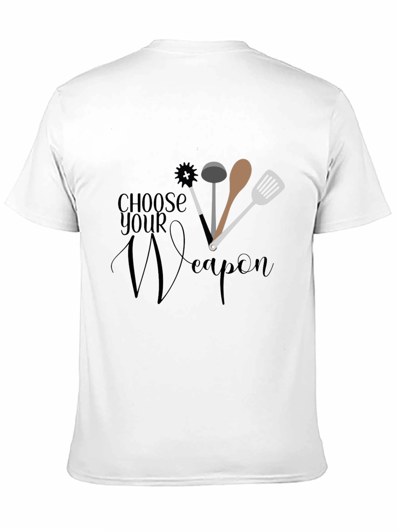 Choose Your Weapon Chef Graphic T-Shirt