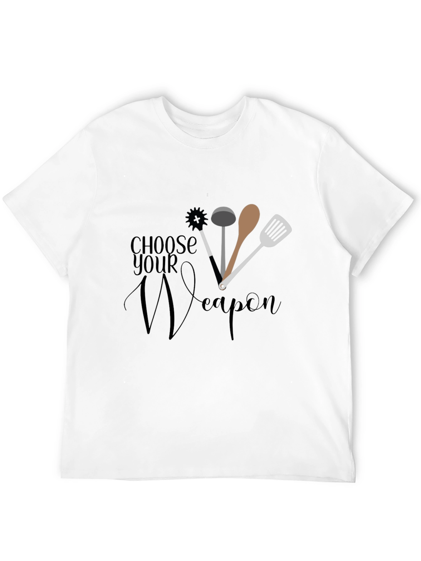Choose Your Weapon Chef Graphic T-Shirt