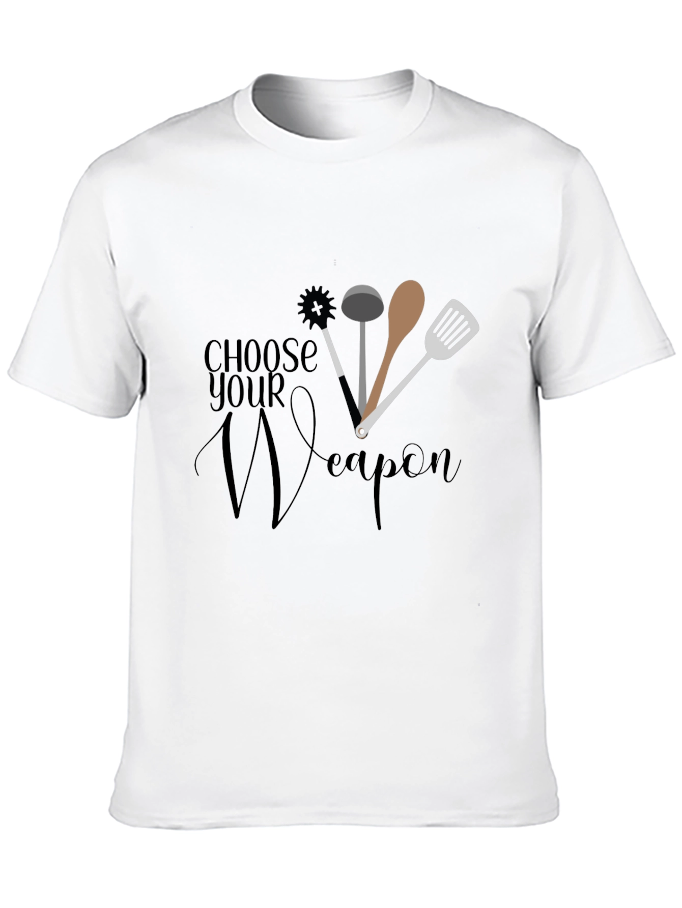 Choose Your Weapon Chef Graphic T-Shirt