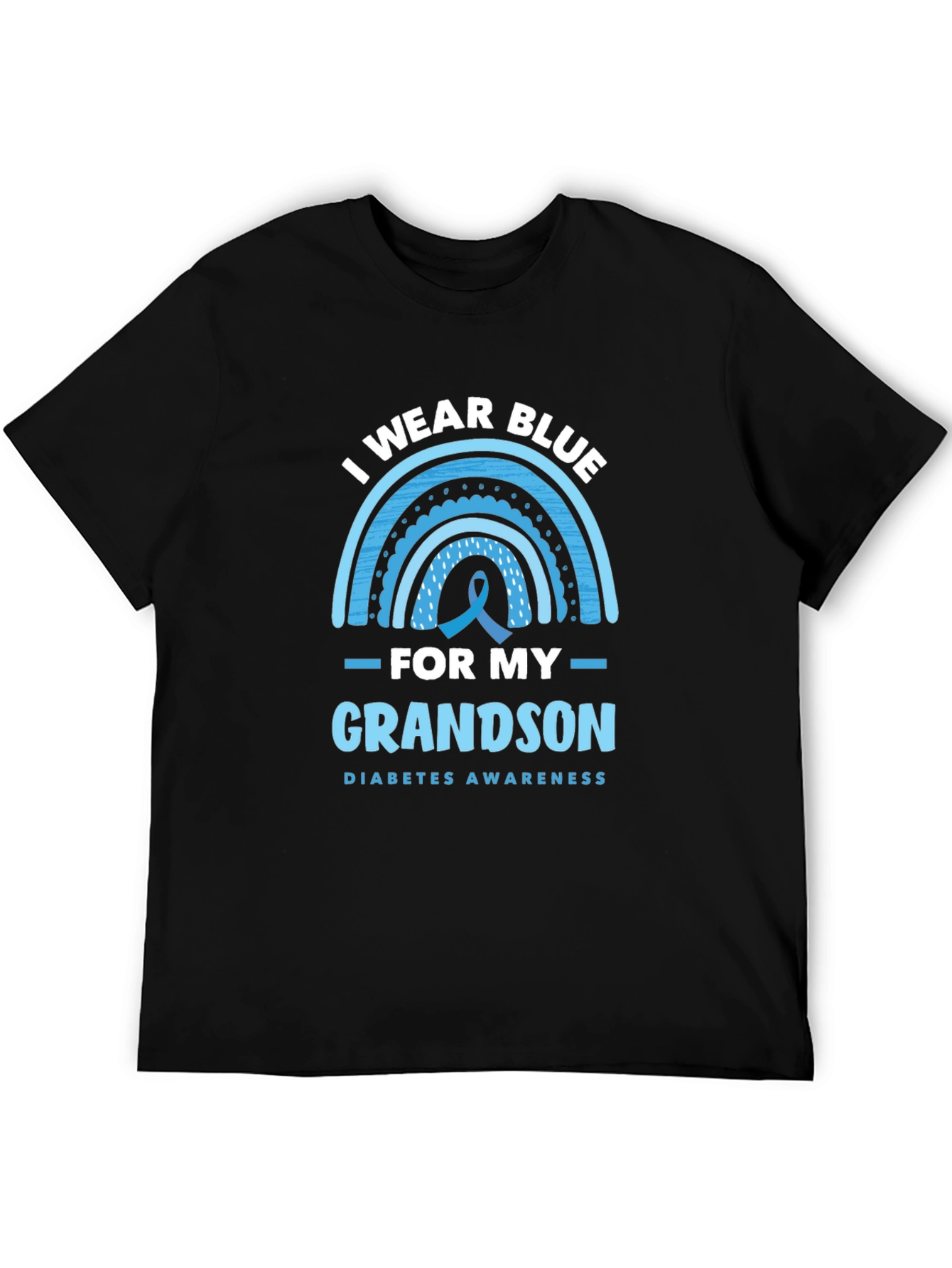 Diabetes Awareness Grandson T-Shirt