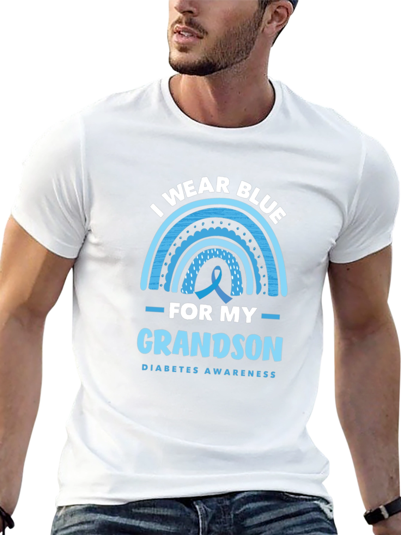 Diabetes Awareness Grandson T-Shirt