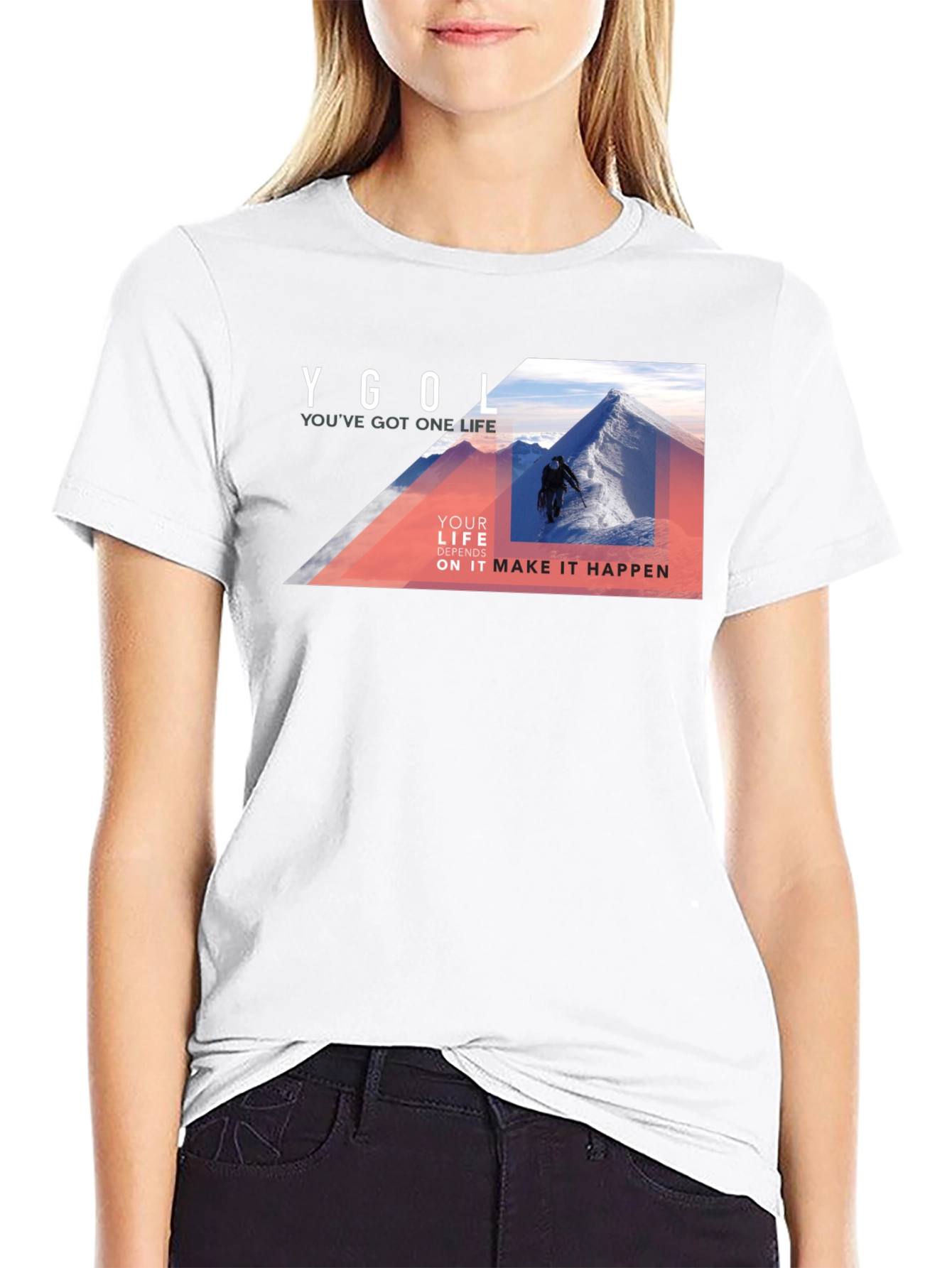 YOLO Mountain Climb Graphic Tee