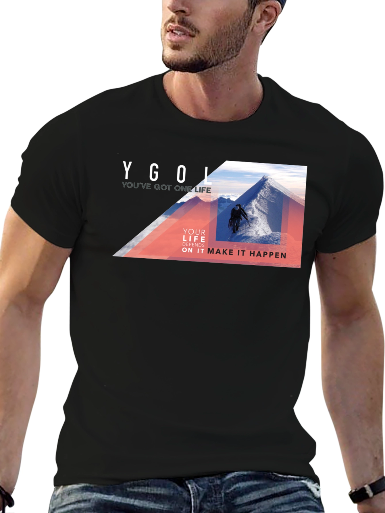 YOLO Mountain Climb Graphic Tee