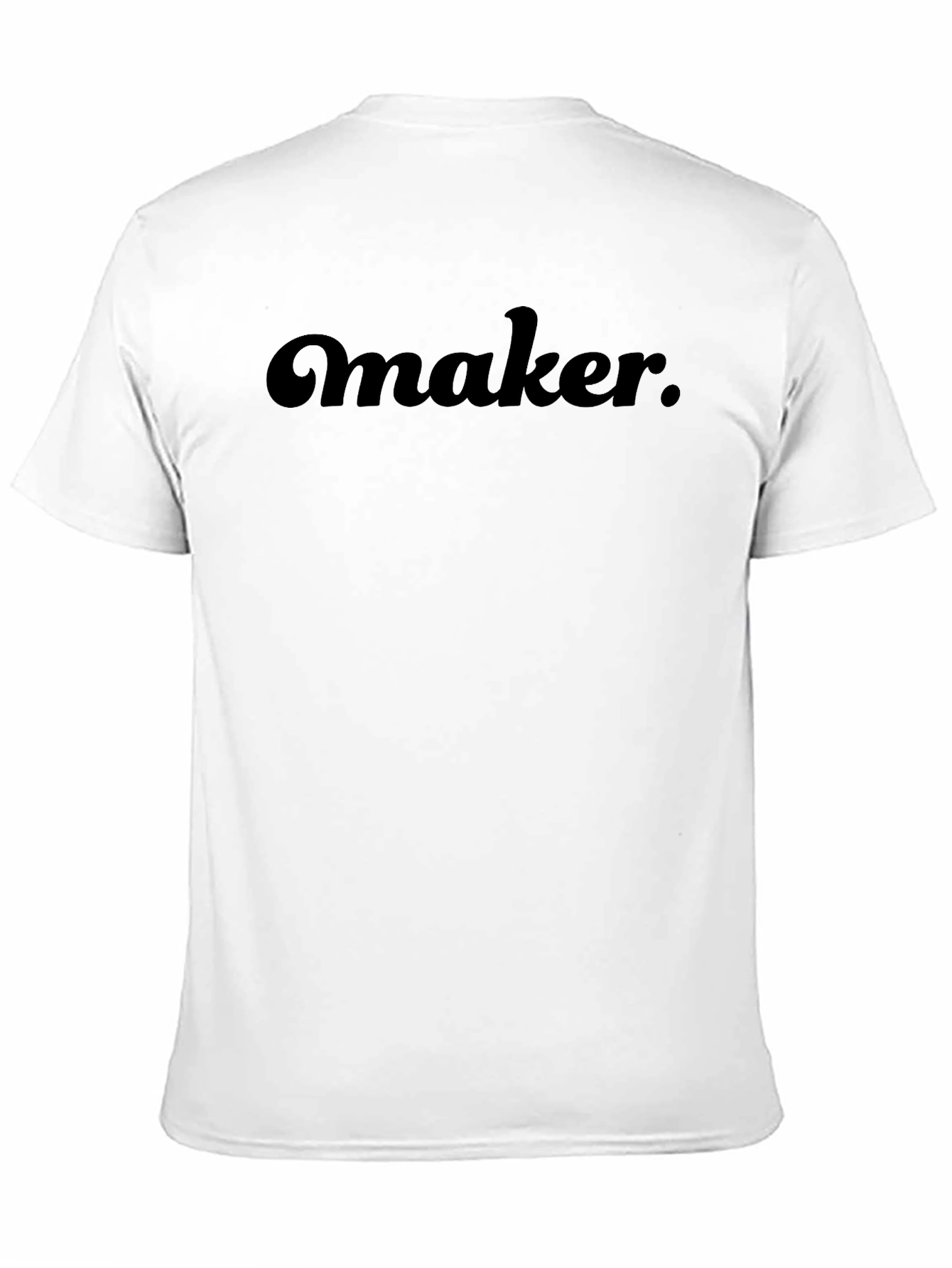 Maker T-Shirt - Retro Style - Black