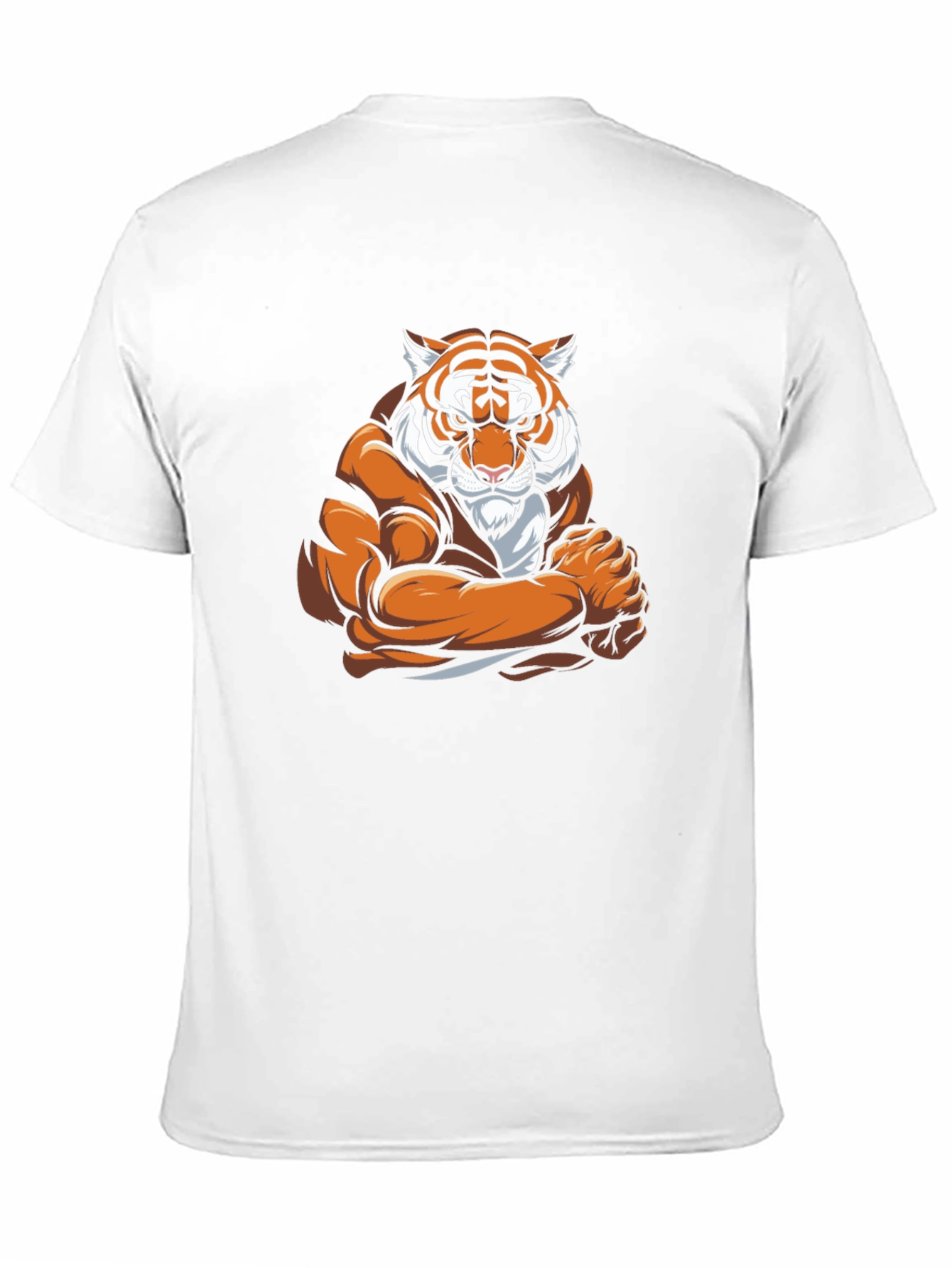 Tiger Muscle Graphic Black T-Shirt