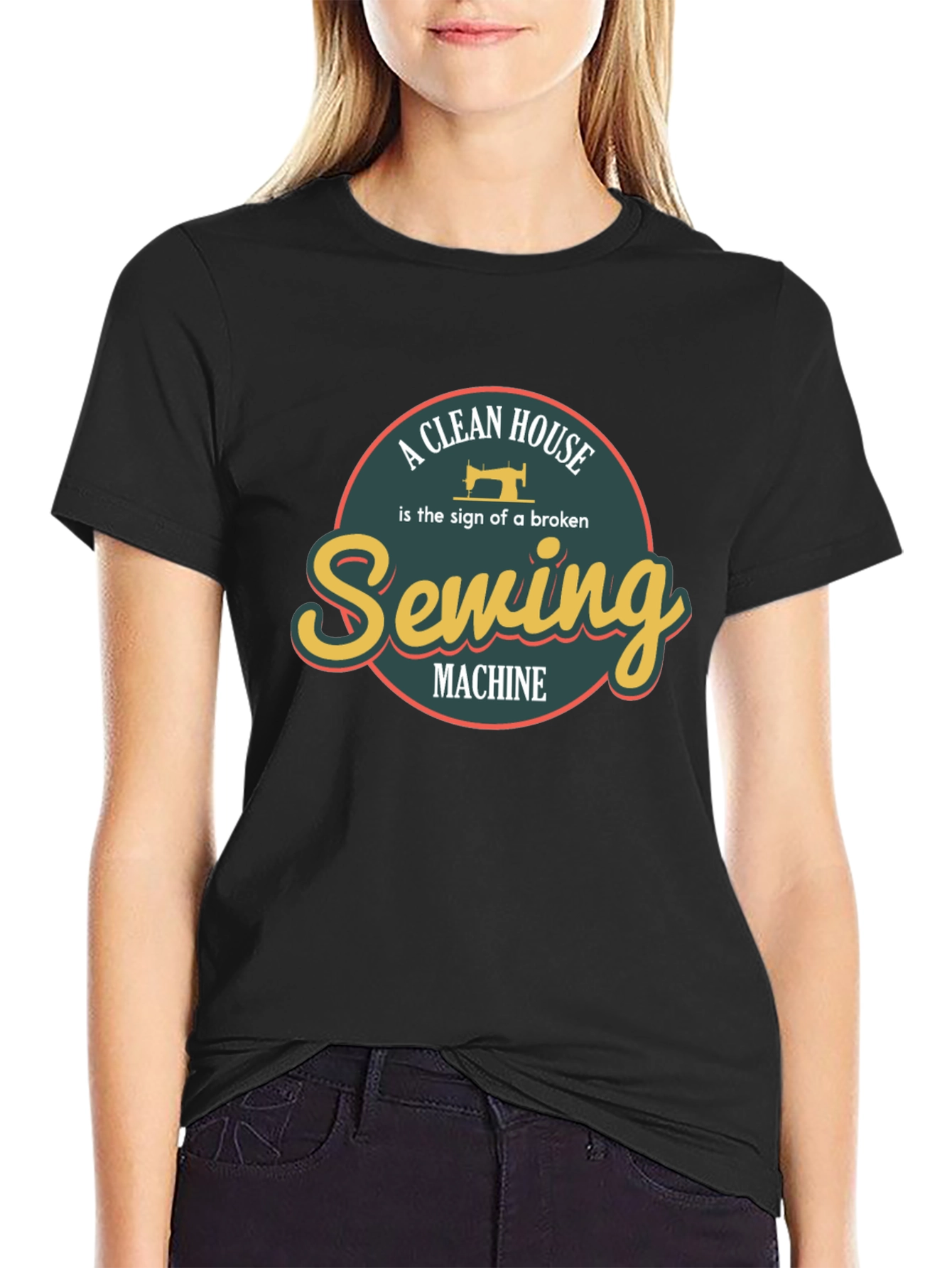 Funny Sewing Machine T-Shirt
