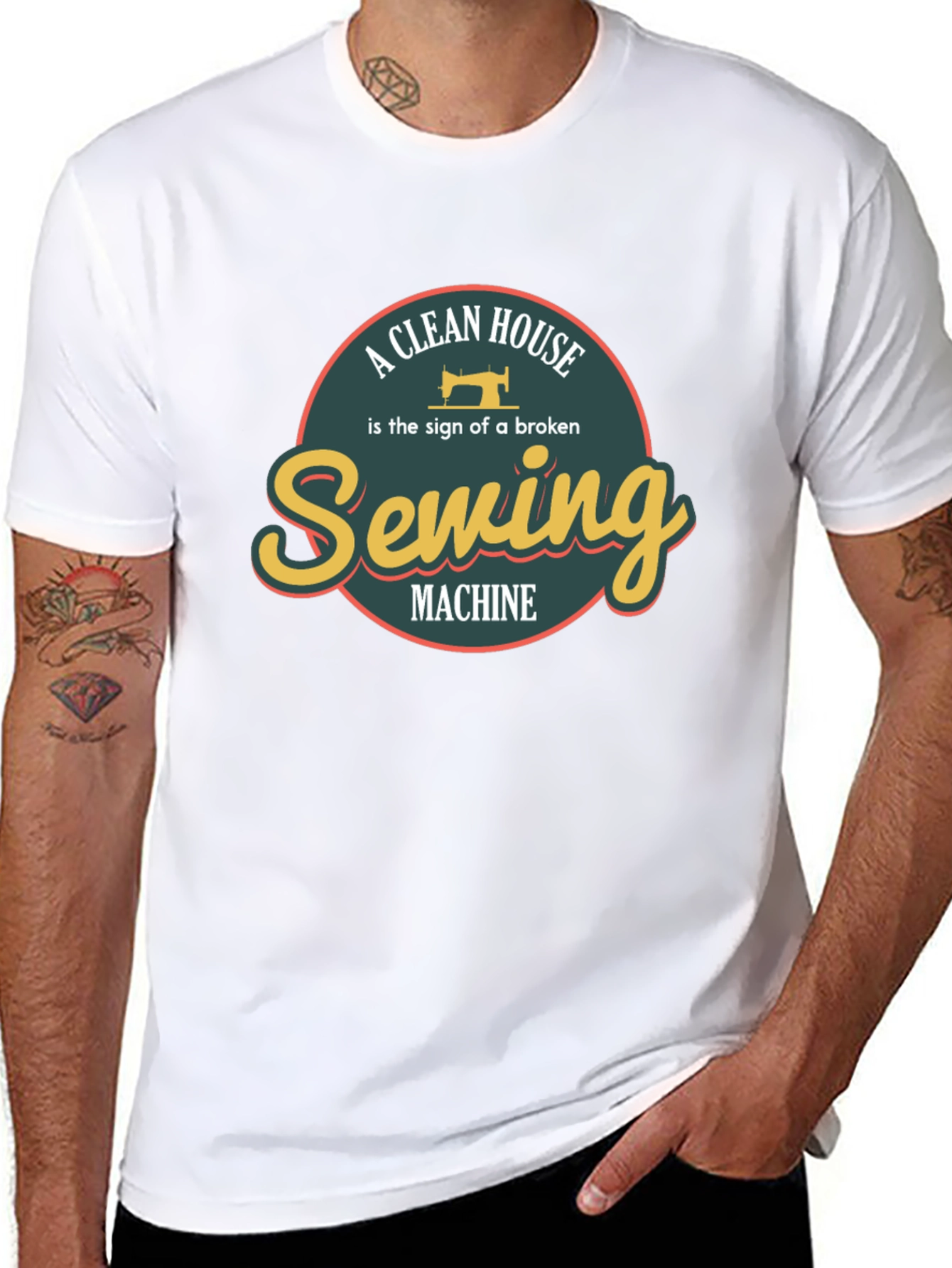 Funny Sewing Machine T-Shirt