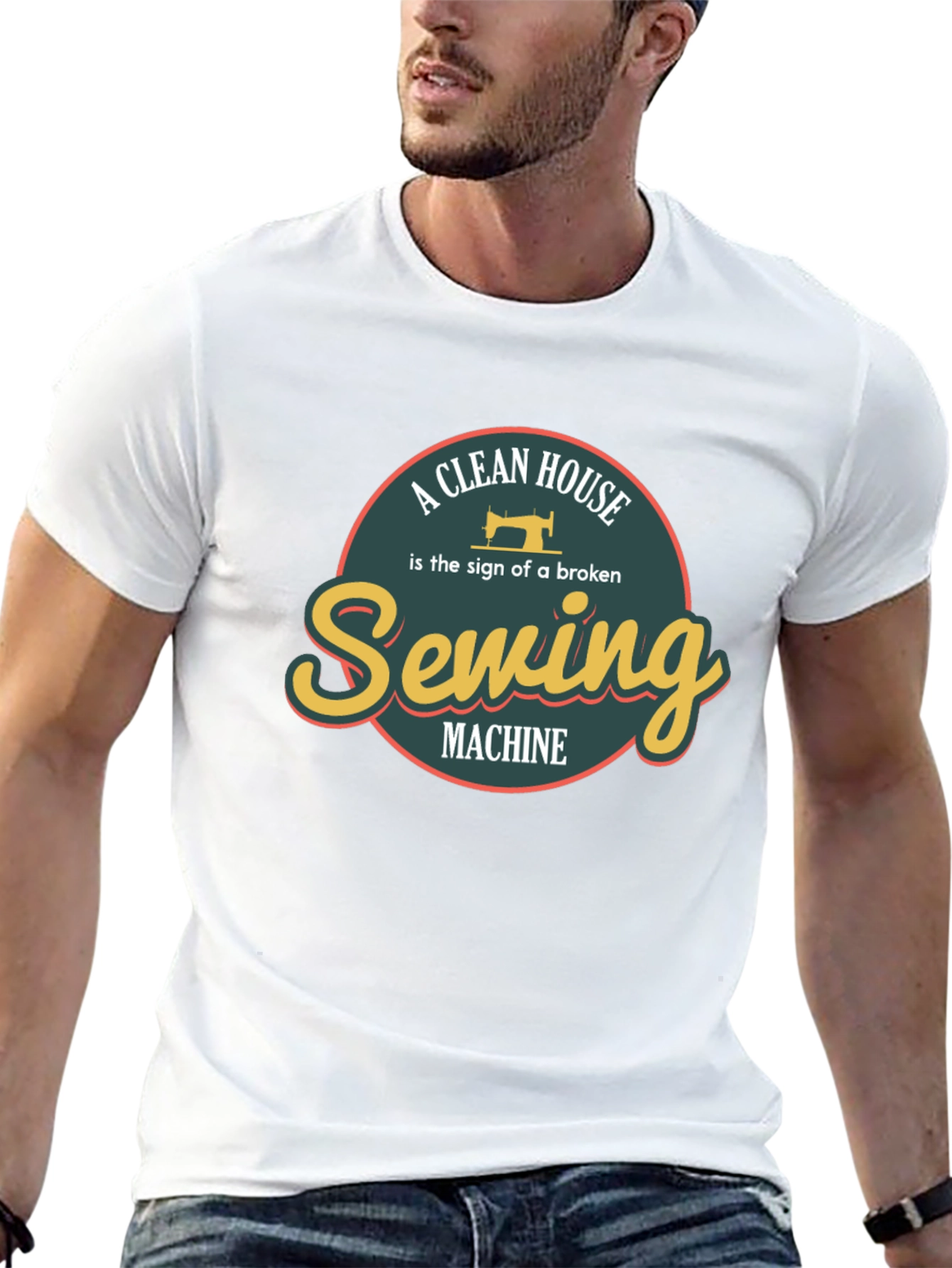 Funny Sewing Machine T-Shirt