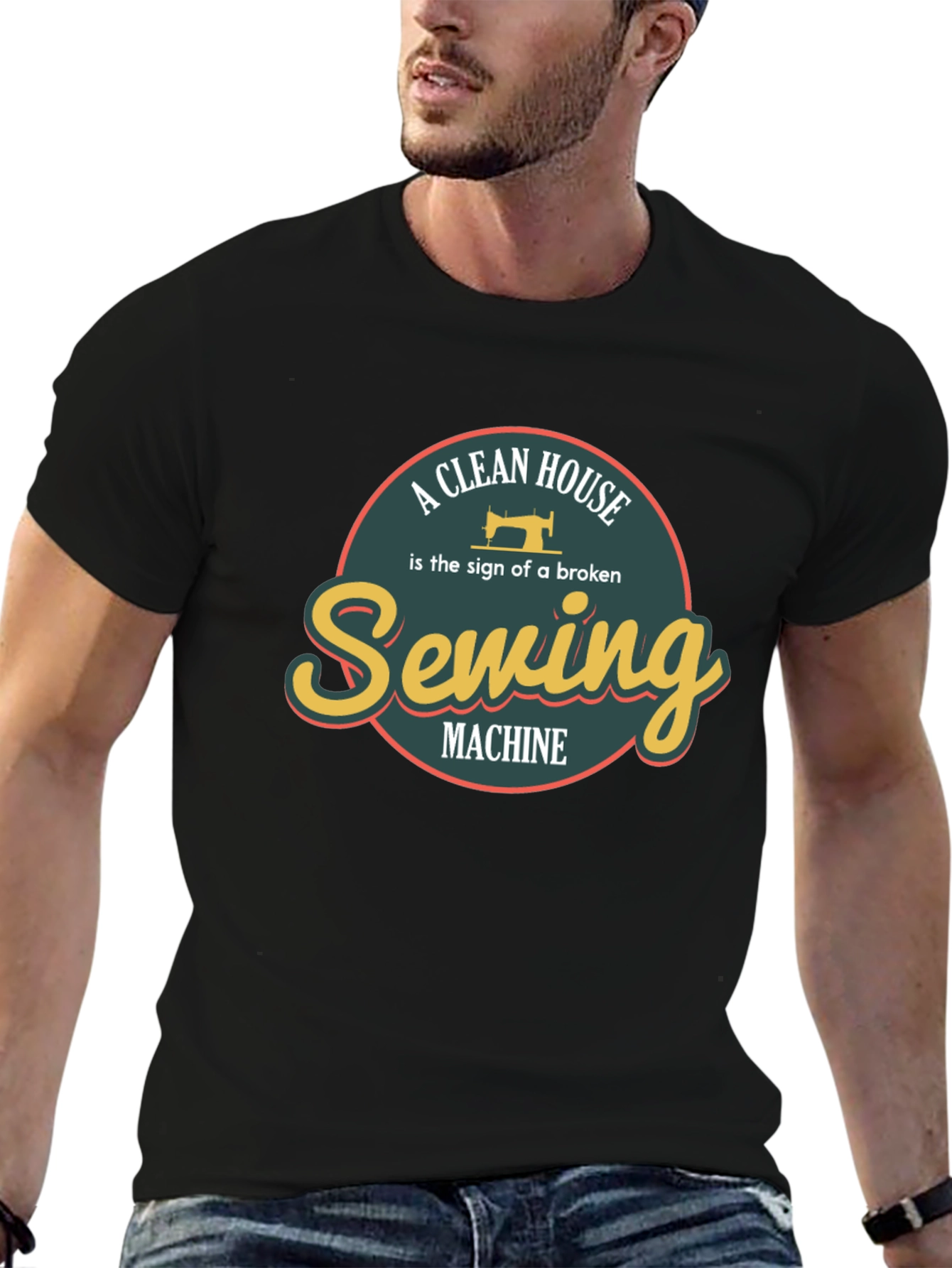 Funny Sewing Machine T-Shirt