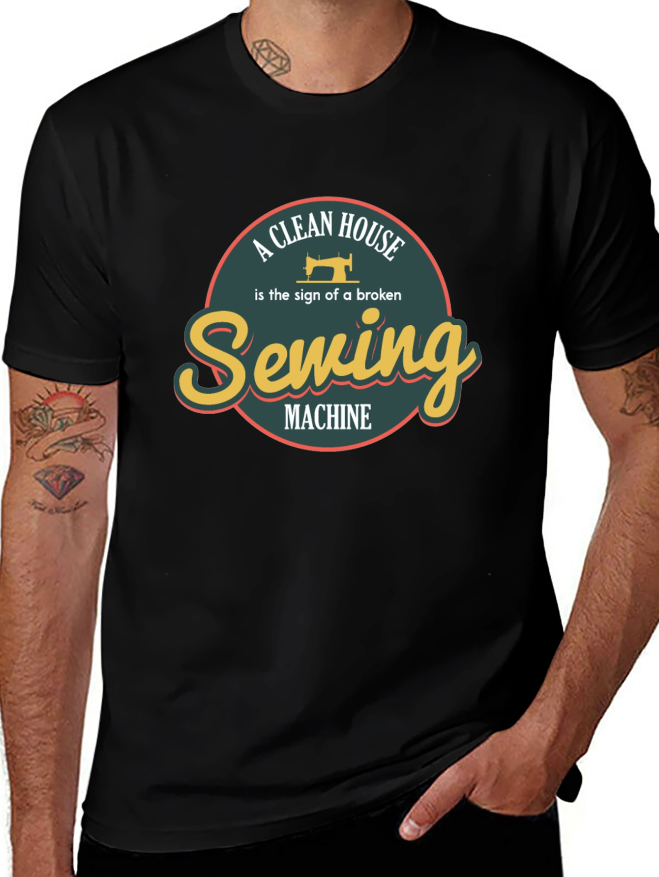 Funny Sewing Machine T-Shirt
