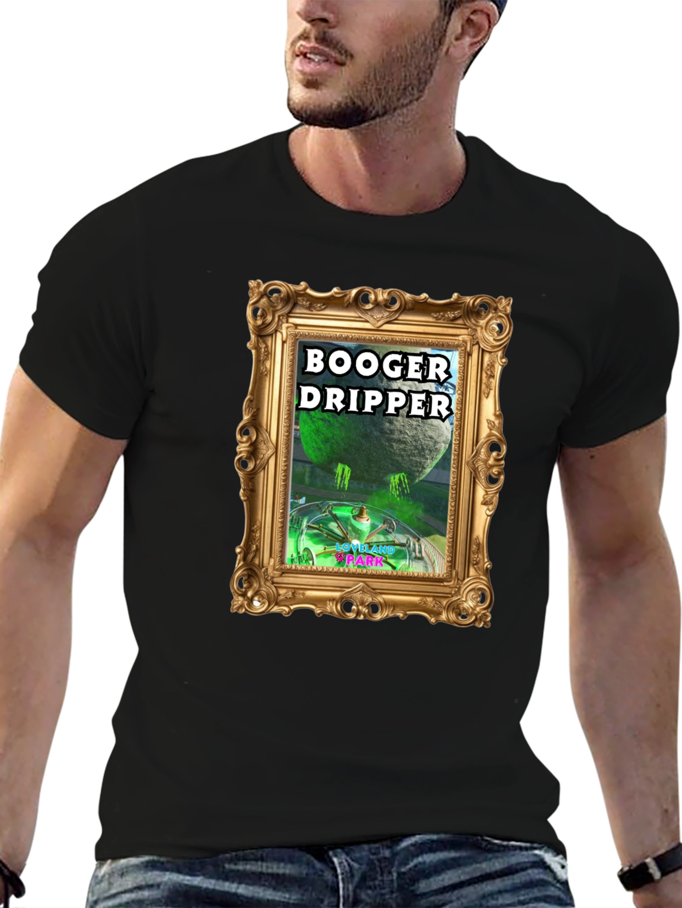 Booger Dripper Graphic T-Shirt - Unique Design
