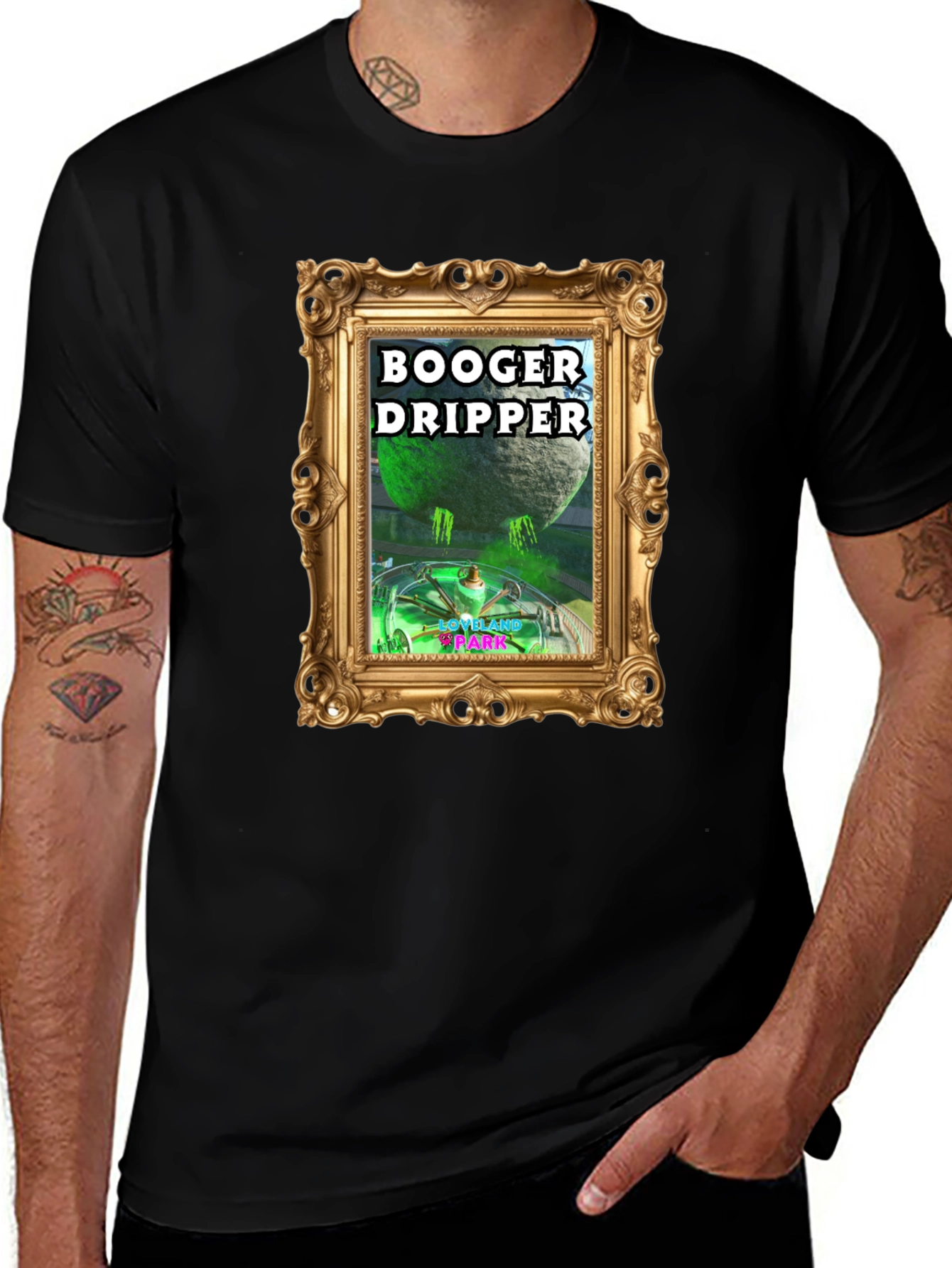 Booger Dripper Graphic T-Shirt - Unique Design