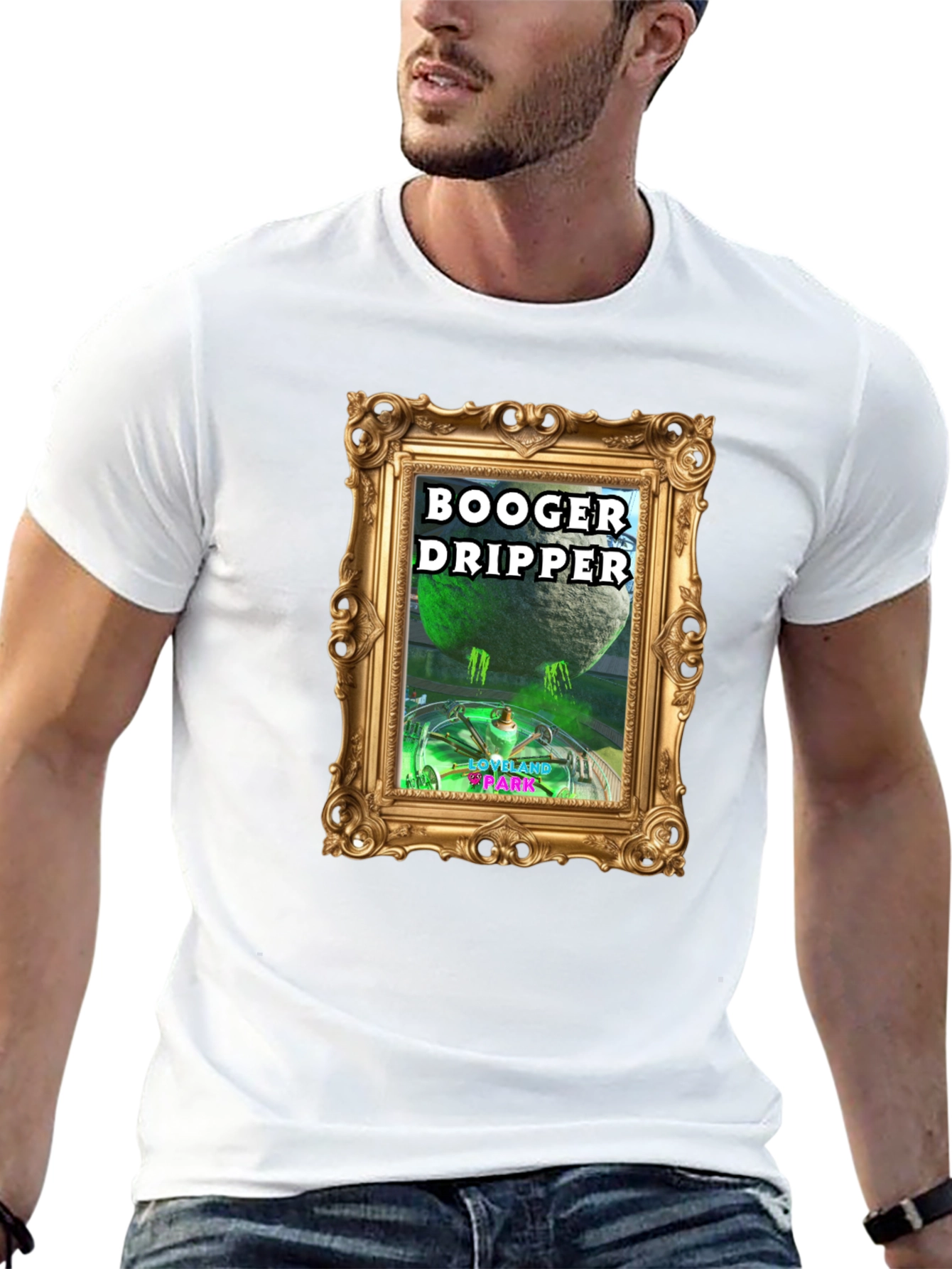 Booger Dripper Graphic T-Shirt - Unique Design