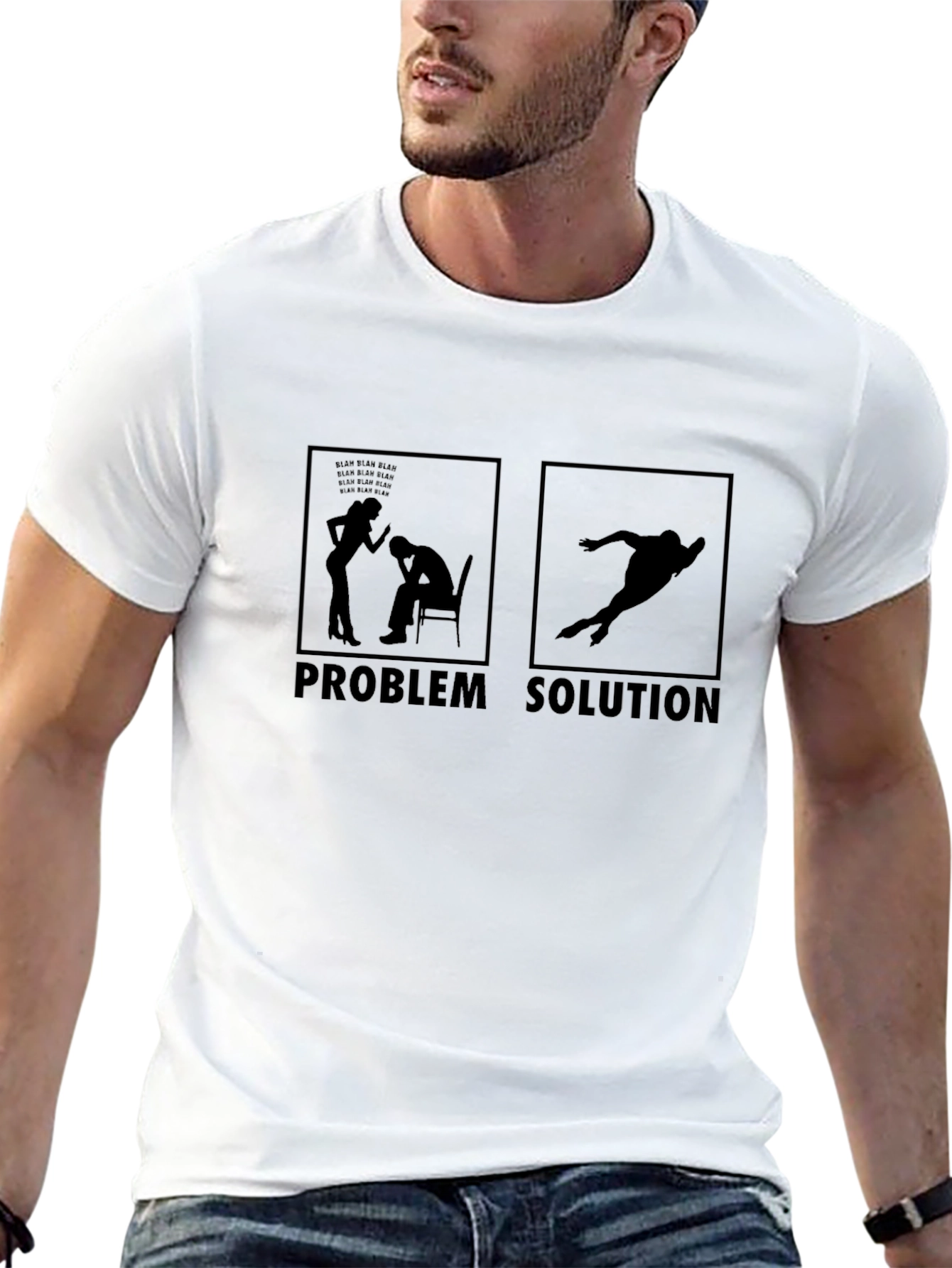 Problem Solution Funny T-Shirt