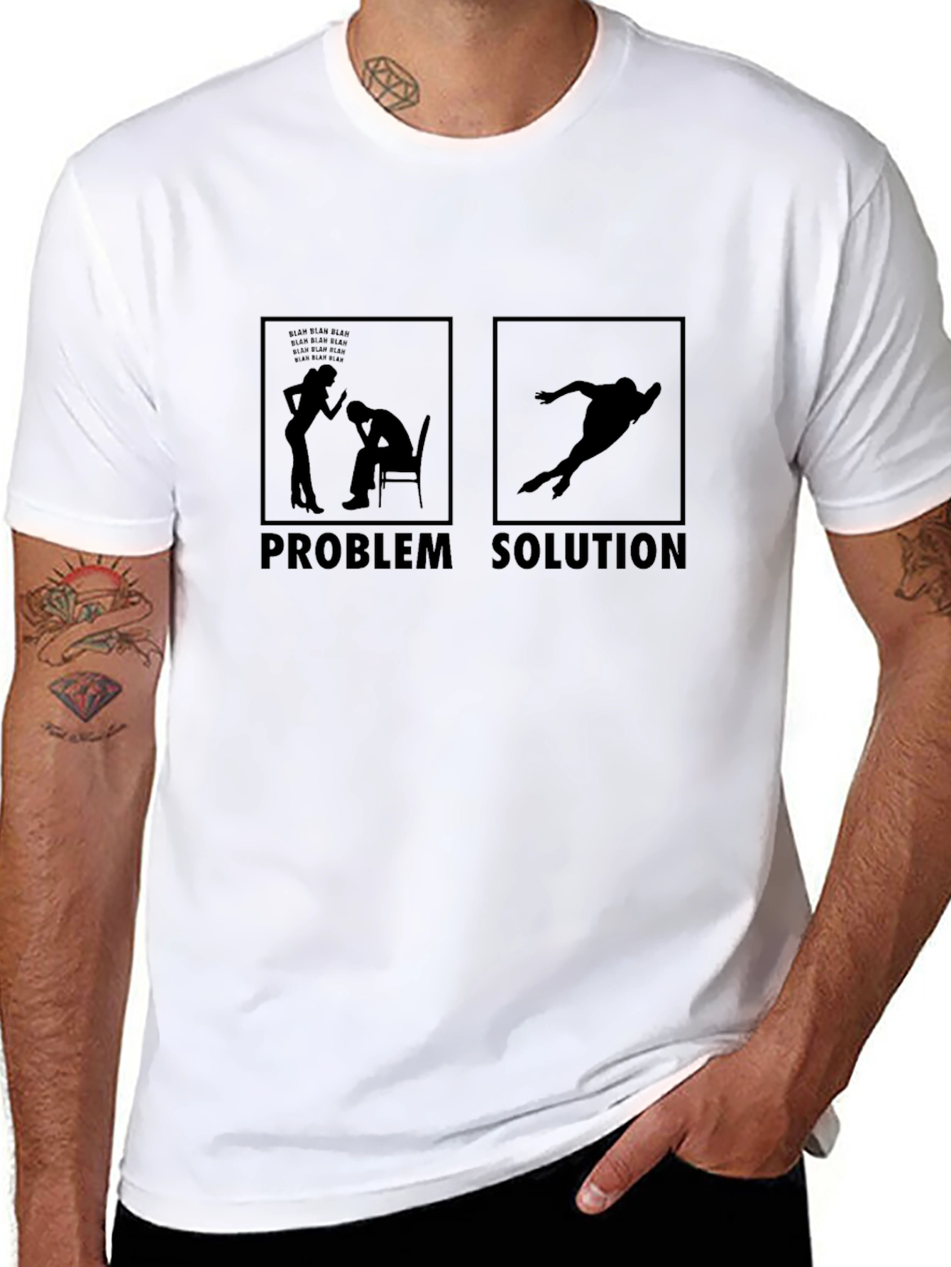 Problem Solution Funny T-Shirt