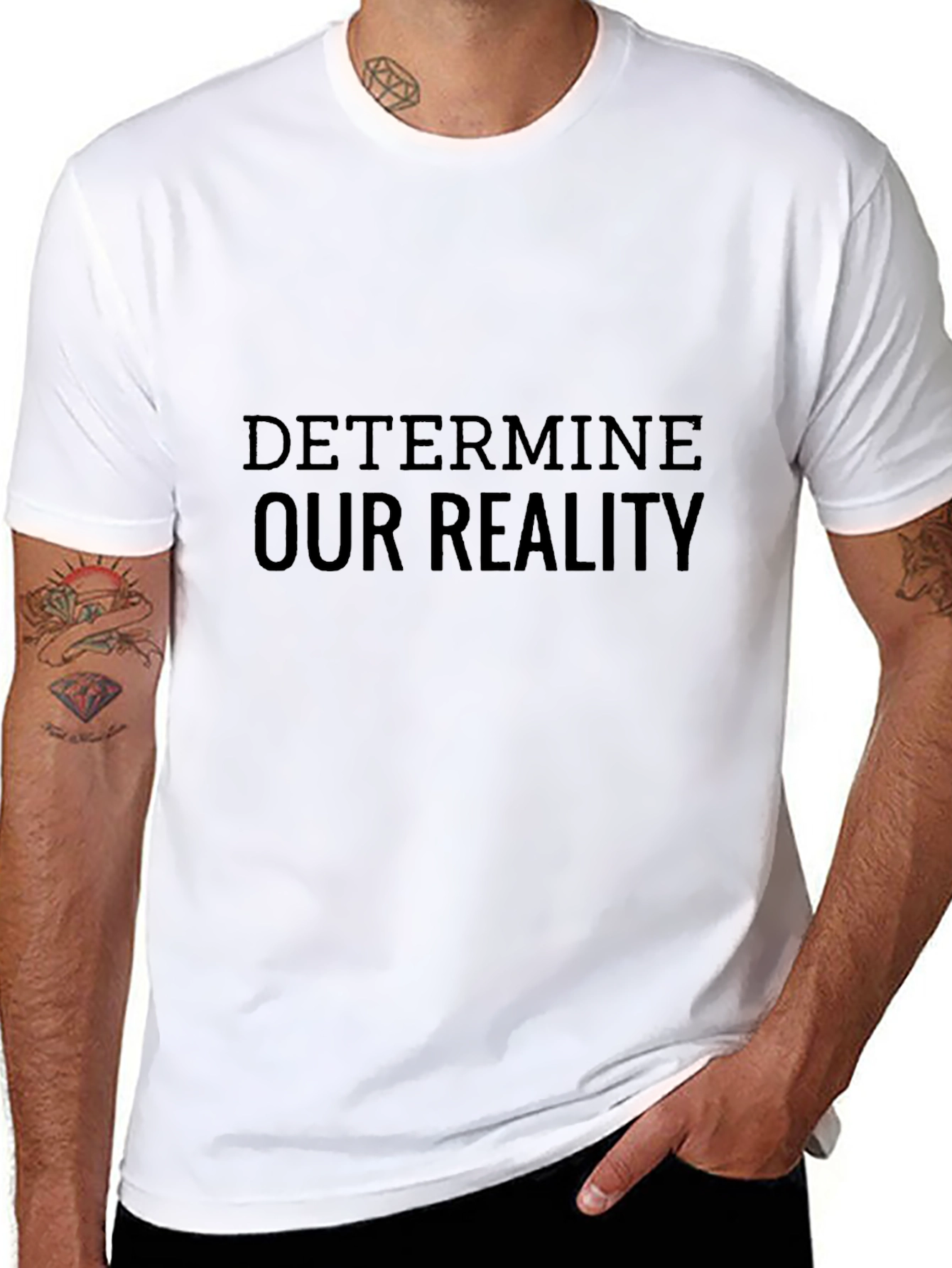 Determine Our Reality Black T-Shirt