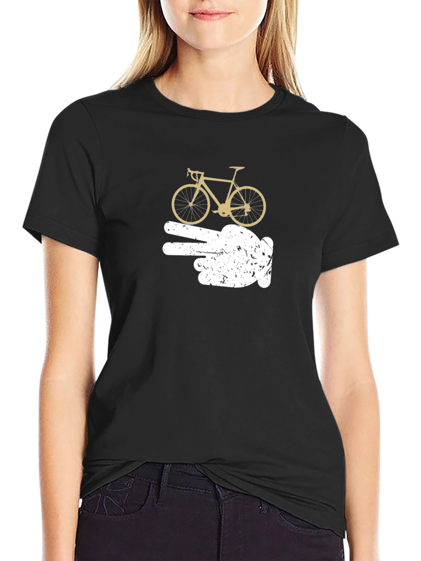 Cycle Finger Print T-Shirt