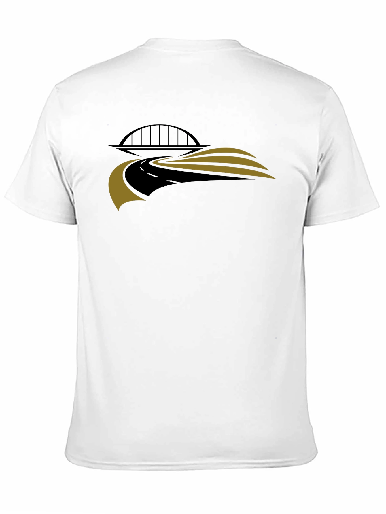 Road Bridge Graphic T-Shirt - Modern Design