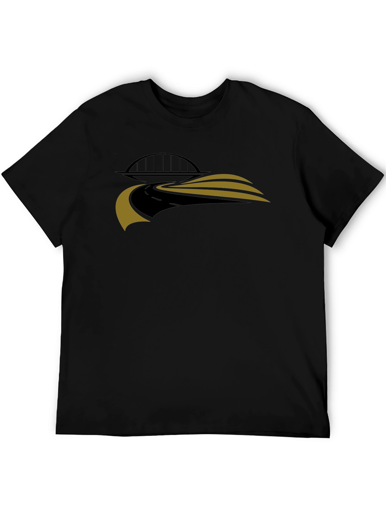 Road Bridge Graphic T-Shirt - Modern Design
