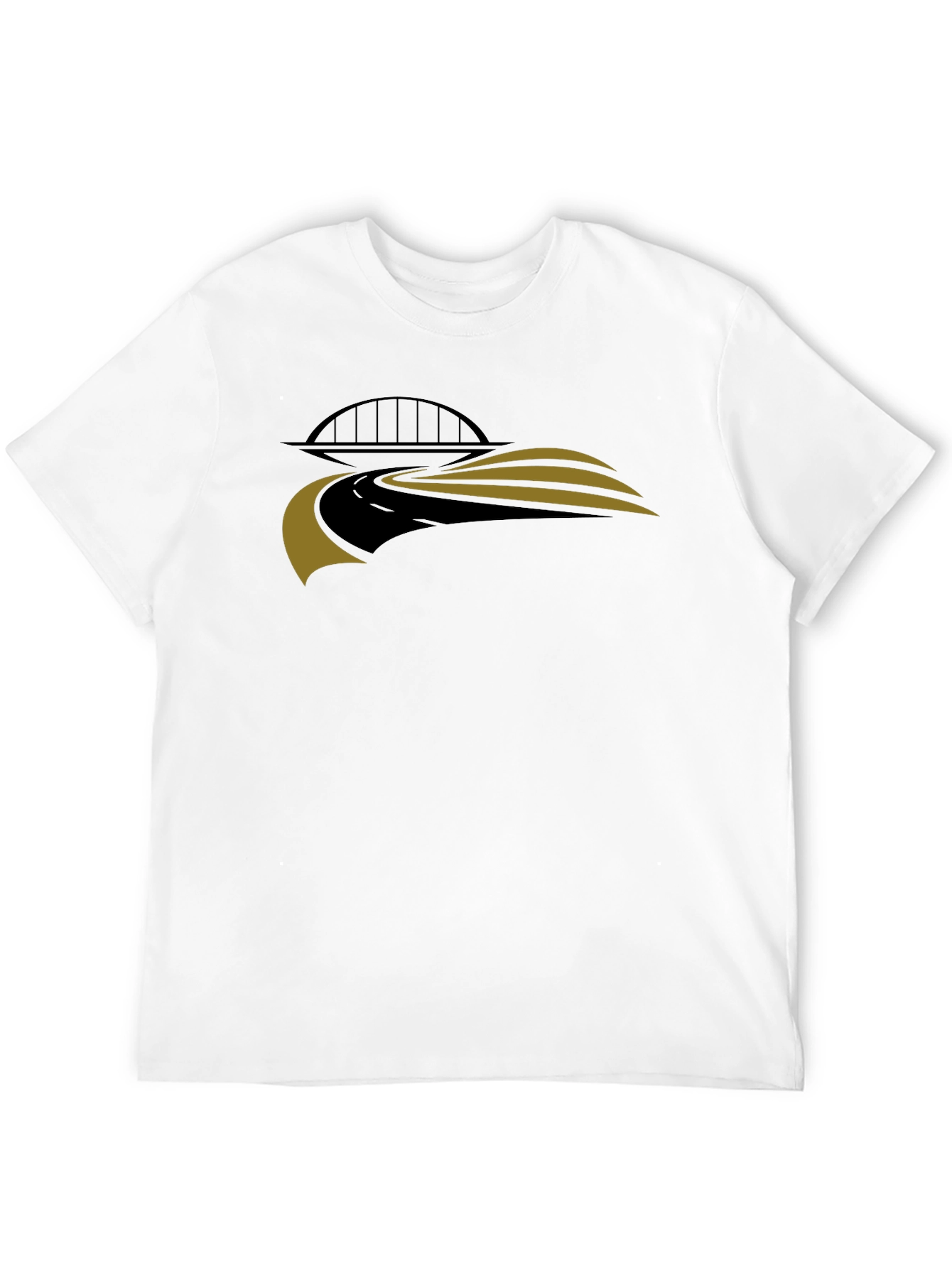 Road Bridge Graphic T-Shirt - Modern Design